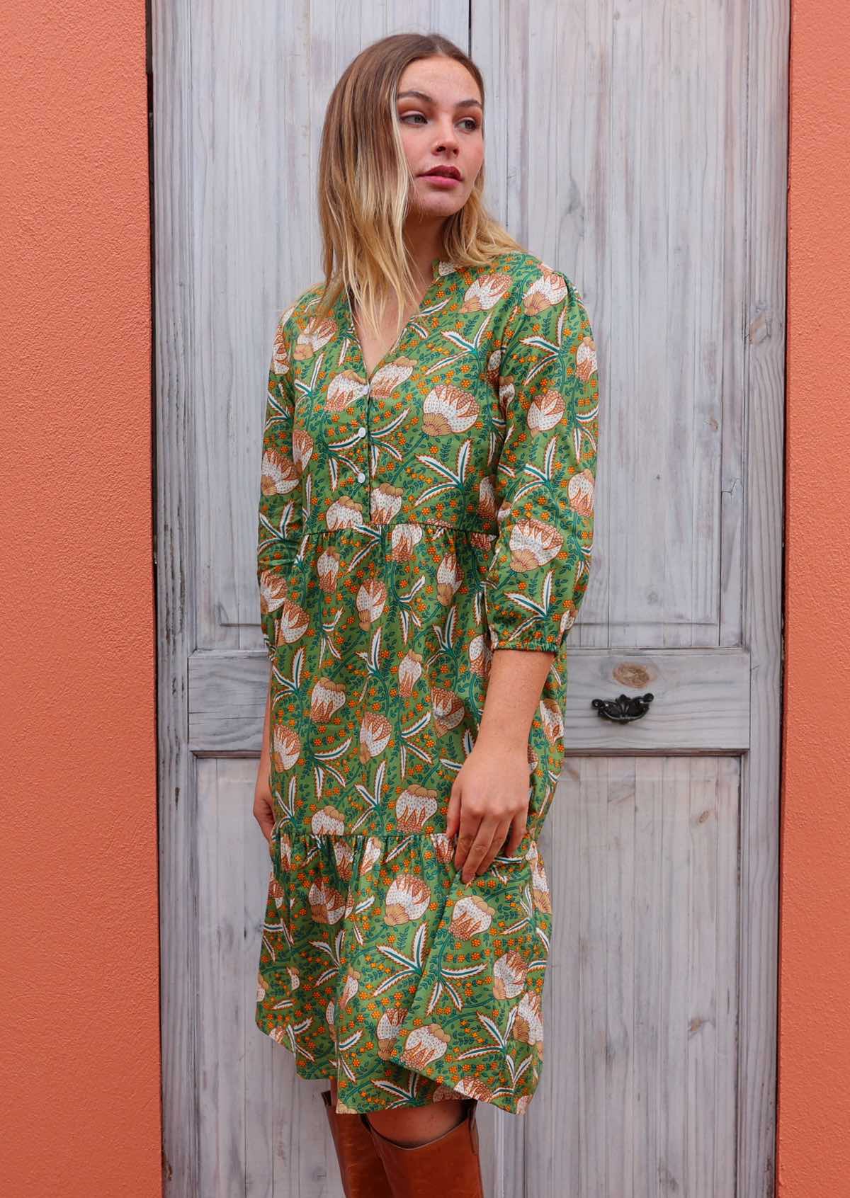 Tiered Midi Dress Keisha - Ysert