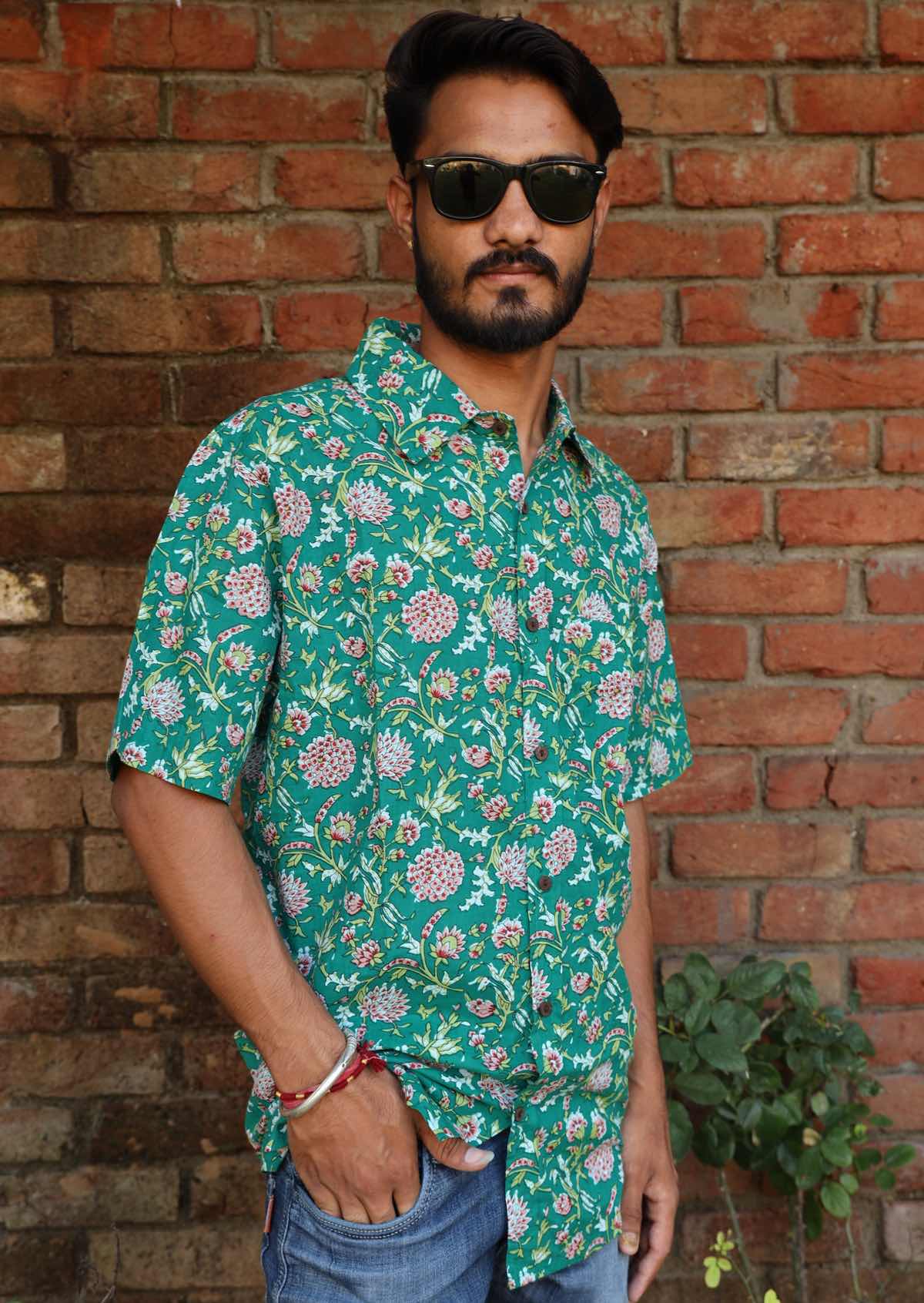 Men's Cotton Shirt Juniper - Ysert