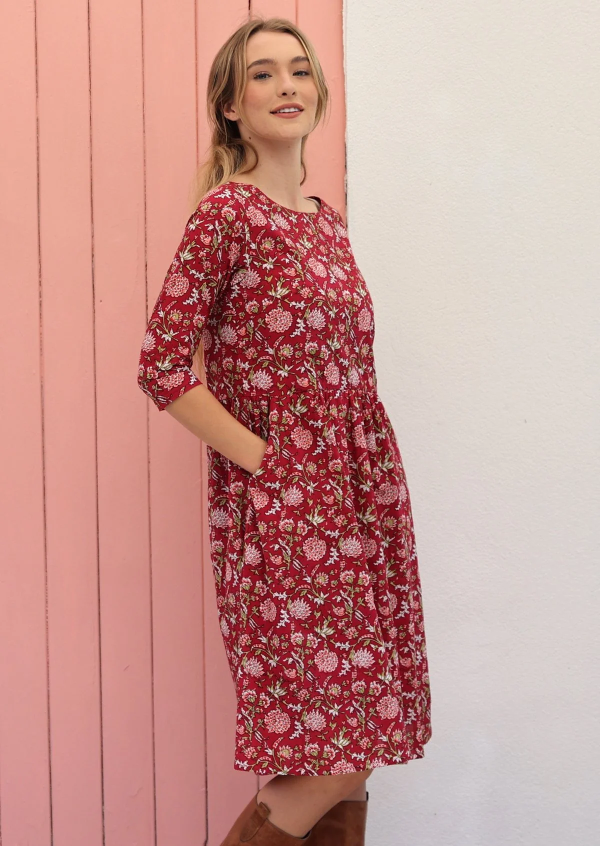 Briar Dress Cranberry - Ysert