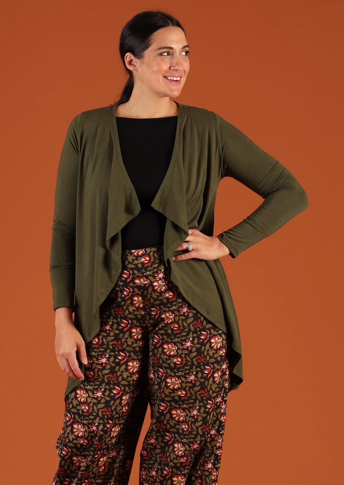 Waterfall Cardi Olive - Ysert
