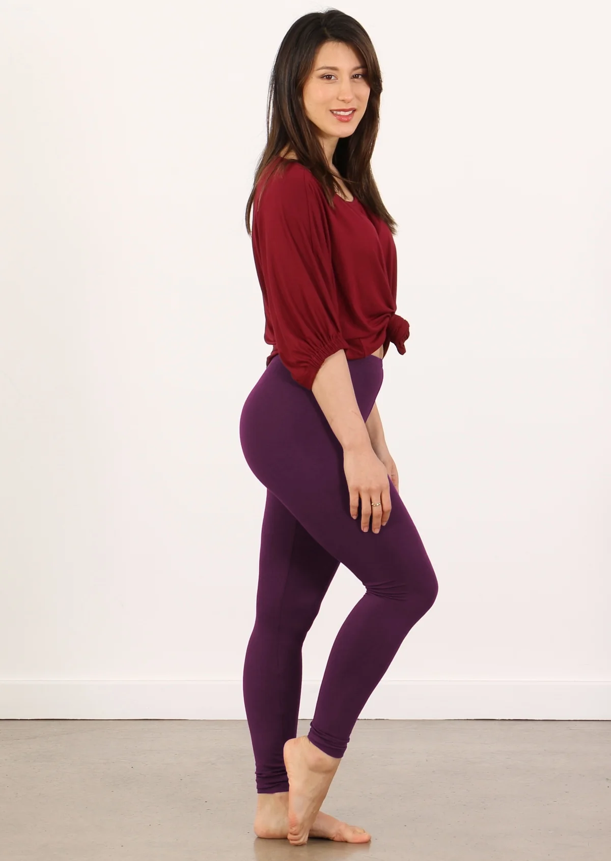 Leggings Dark Purple - Ysert