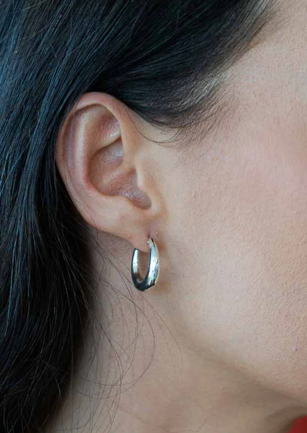 Medium Silver Hoop Earrings - Ysert