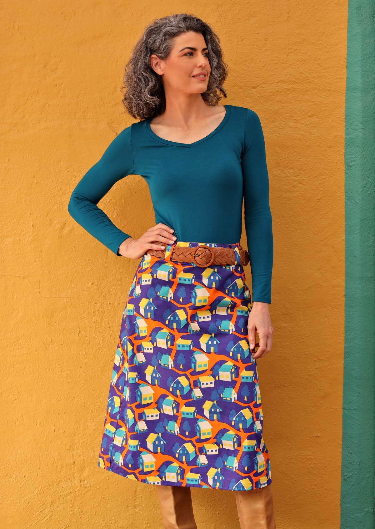 Belt Loop Skirt Around the Houses - Ysert