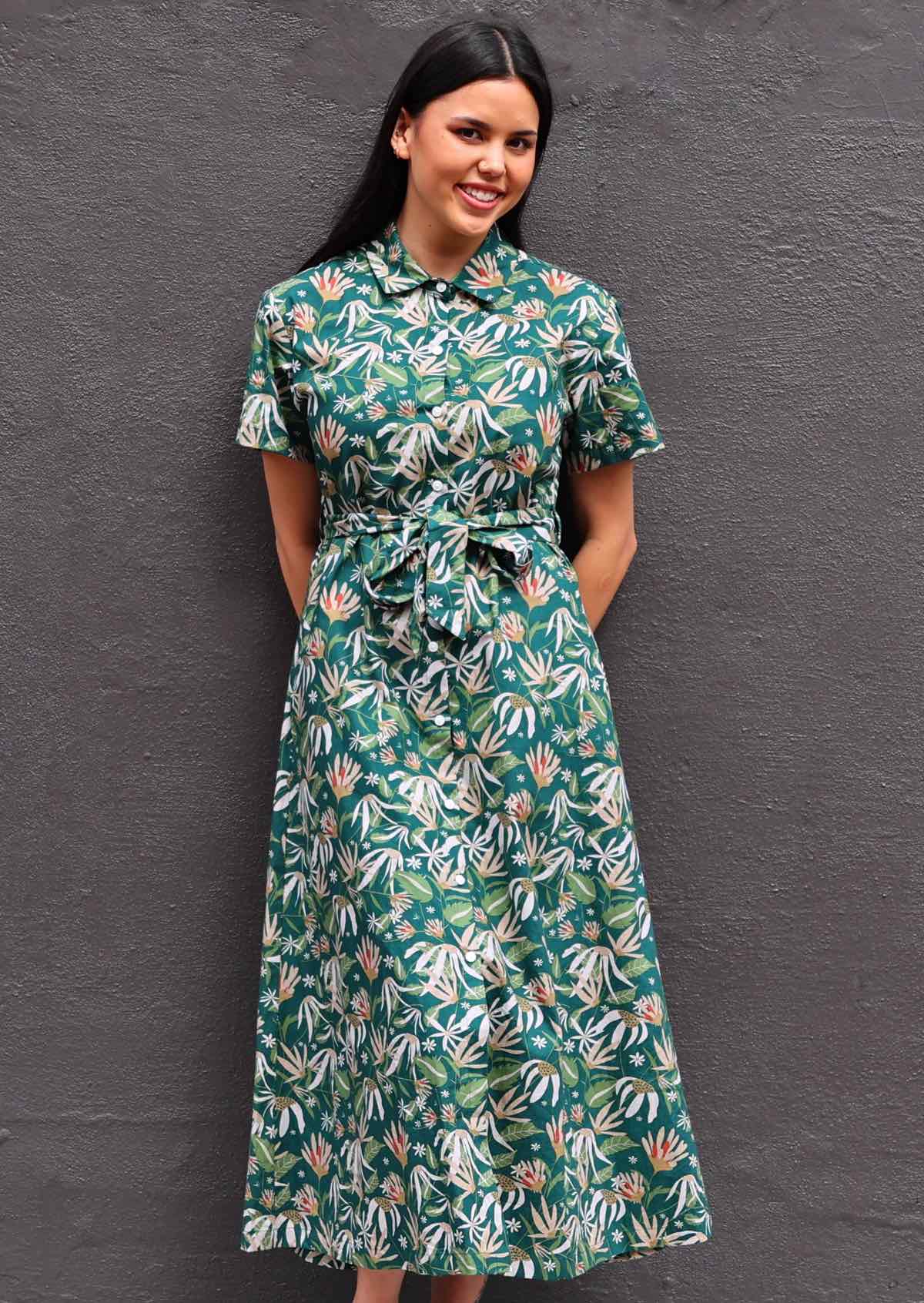 Chelsea Dress Flannel Flower - Ysert