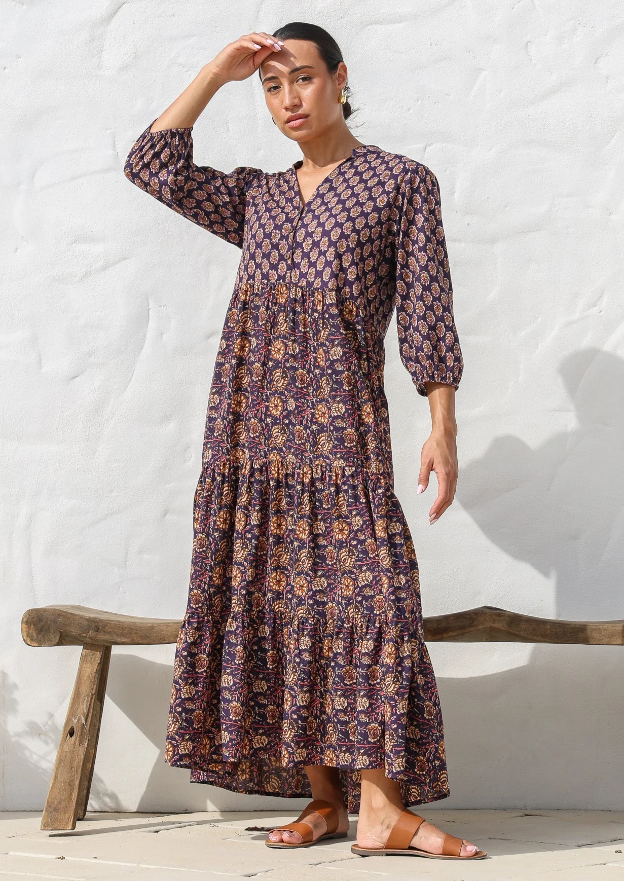 Raani Tiered Maxi Dress - Ysert