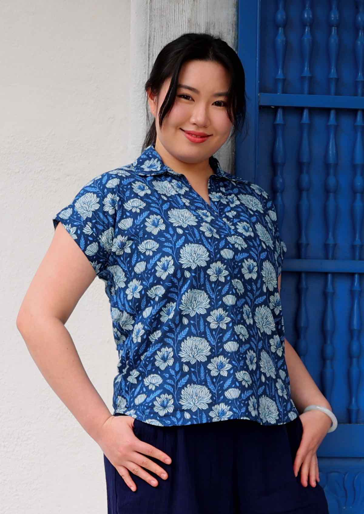 Aria Top Blue Meadow - Ysert