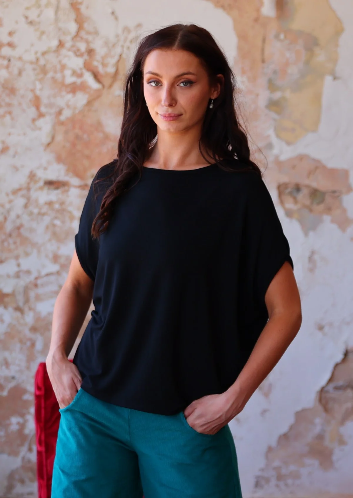 Batwing T-shirt Black - Ysert
