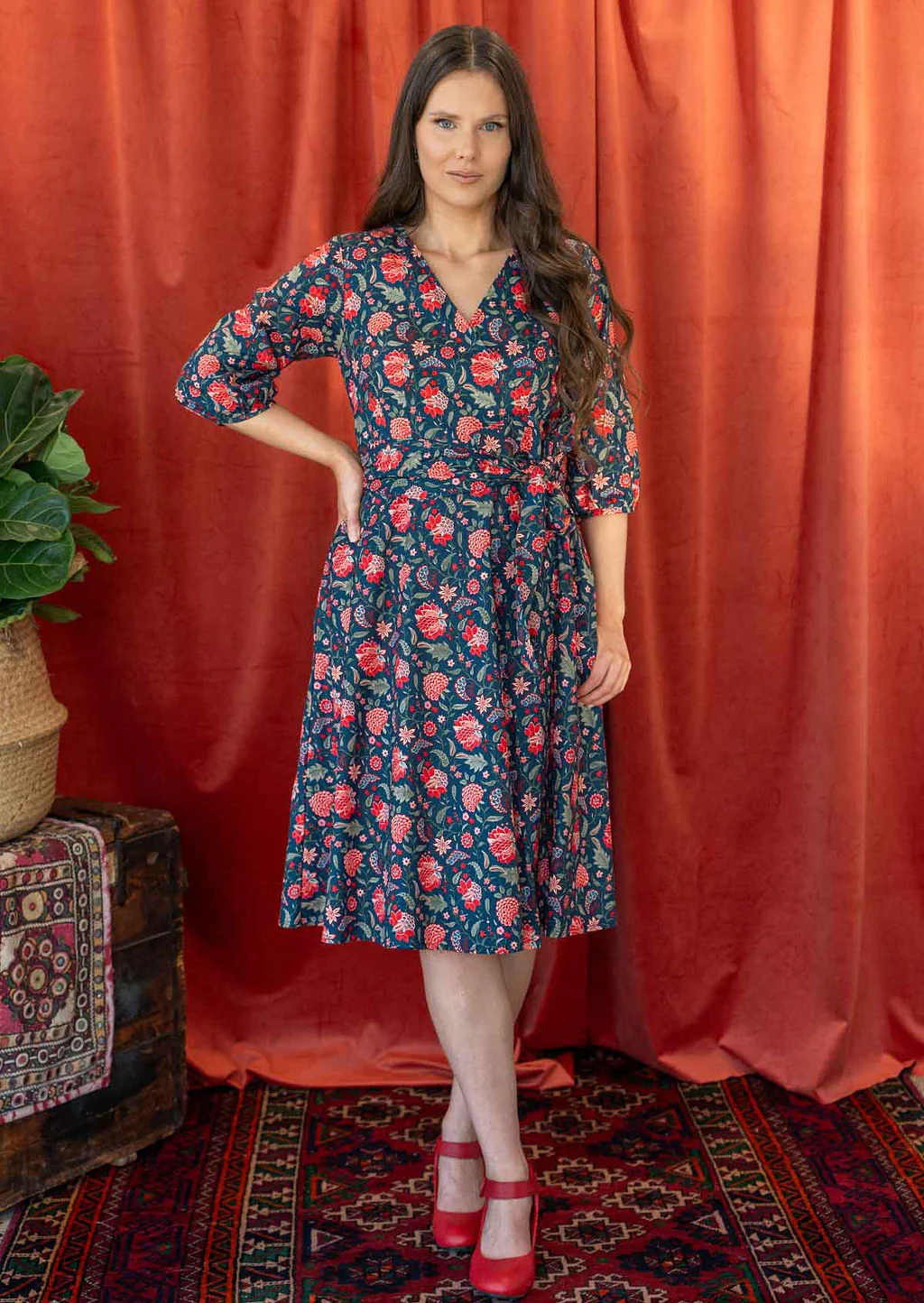 Ella Wrap Dress Kaveri - Ysert