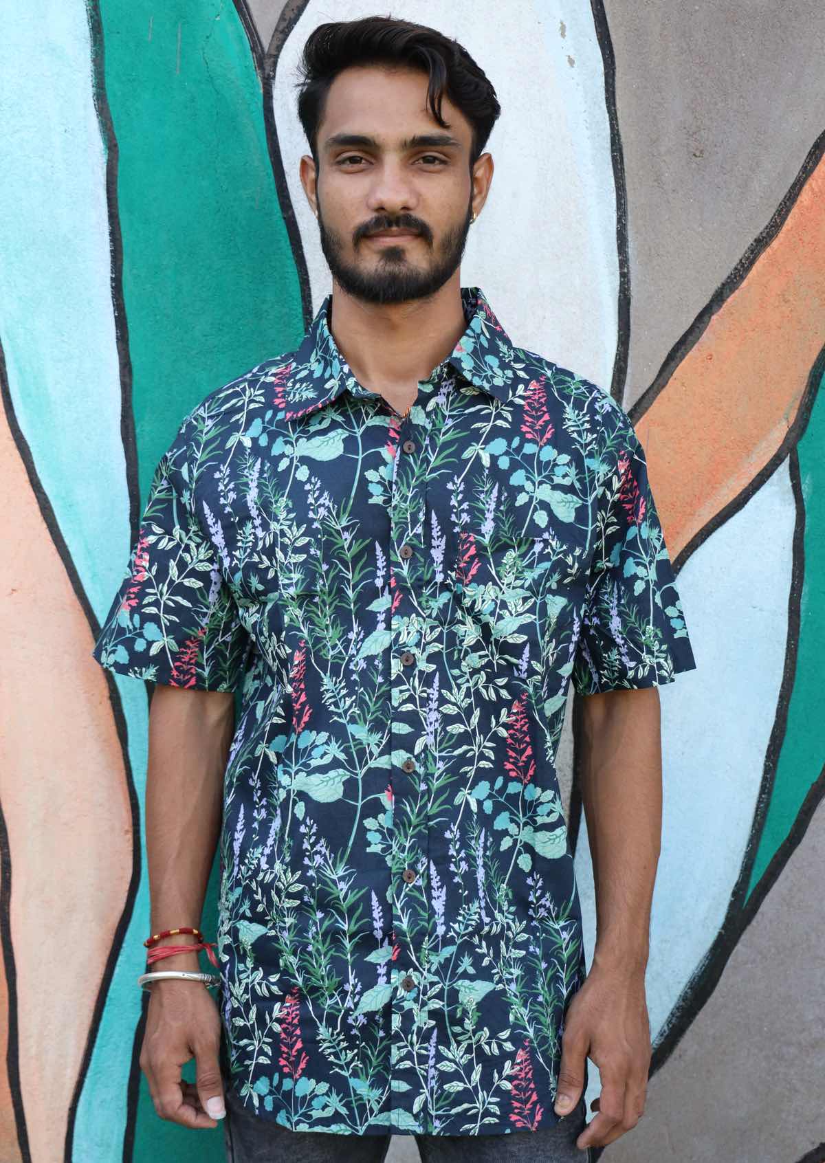 Men's Cotton Shirt Romarin - Ysert