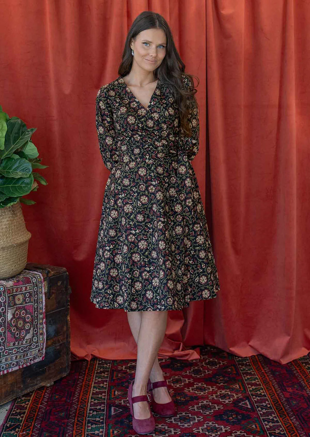 Ella Wrap Dress Sahira - Ysert