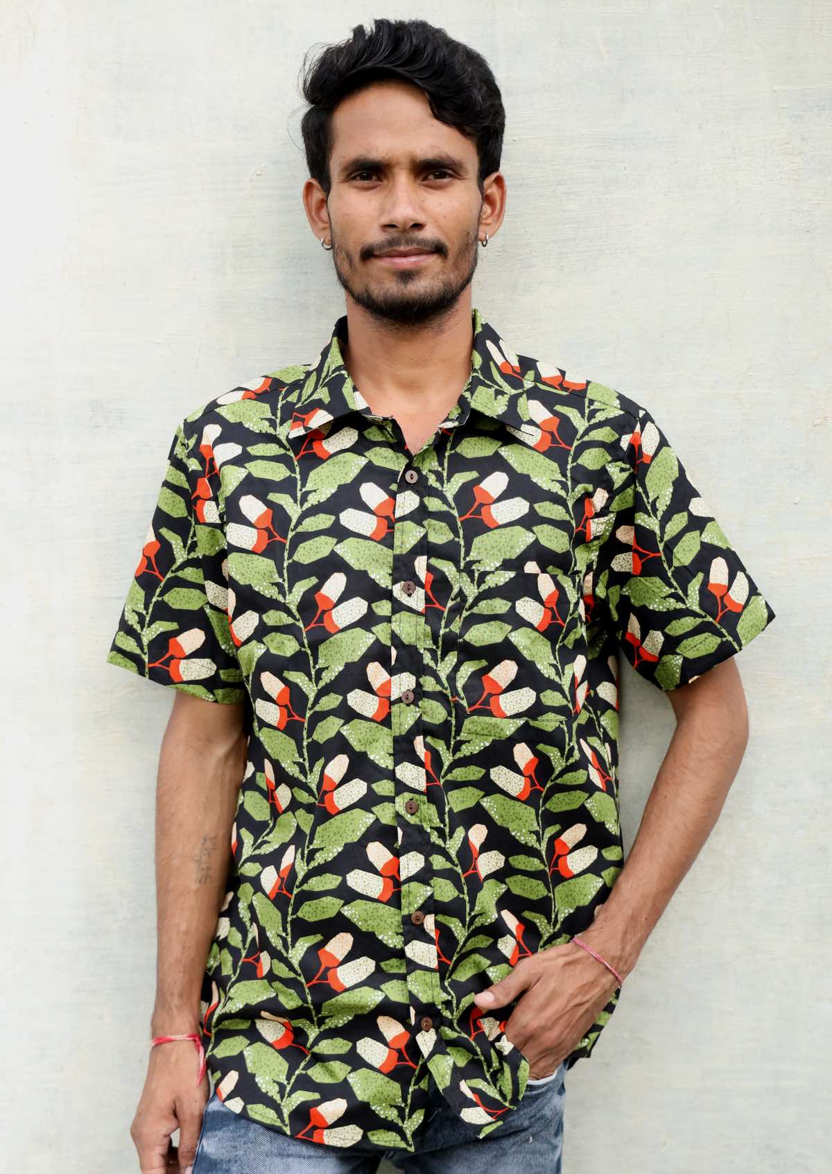 Men's Cotton Shirt Oak - Ysert