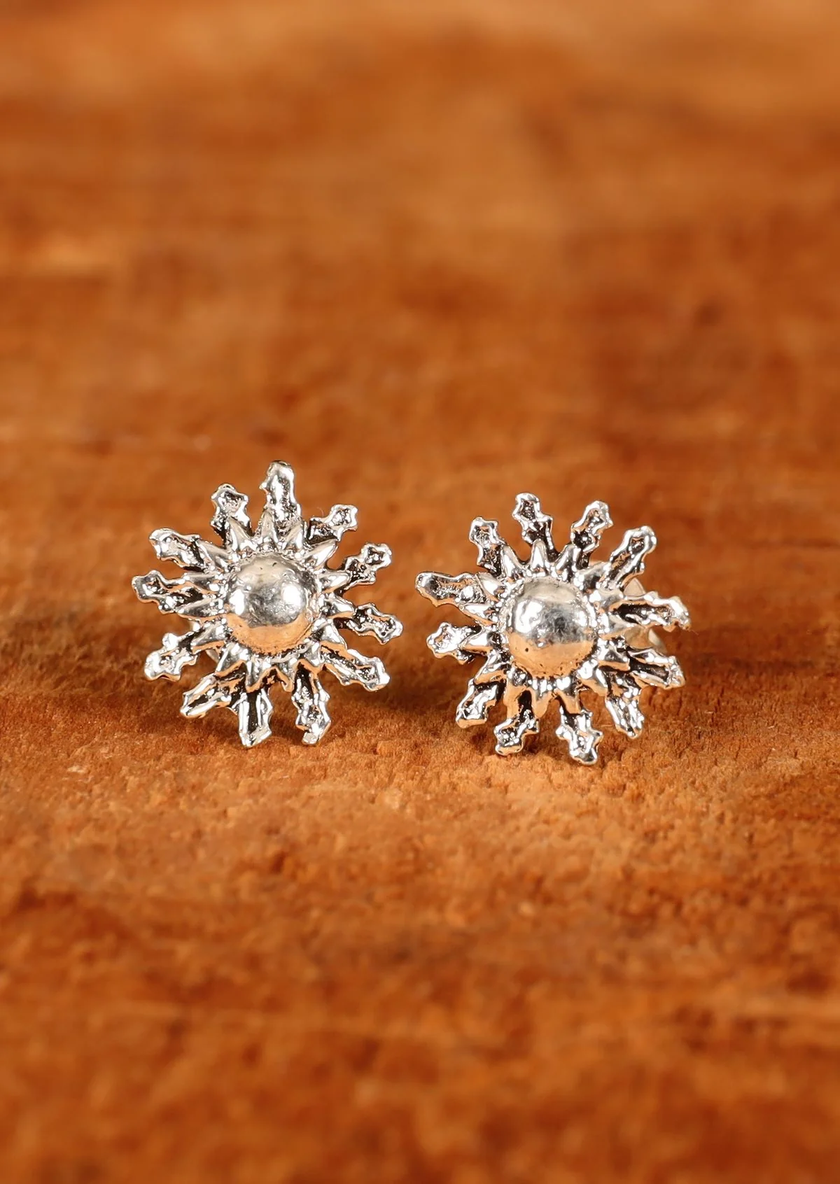 Sun Blossom Silver Studs - Ysert