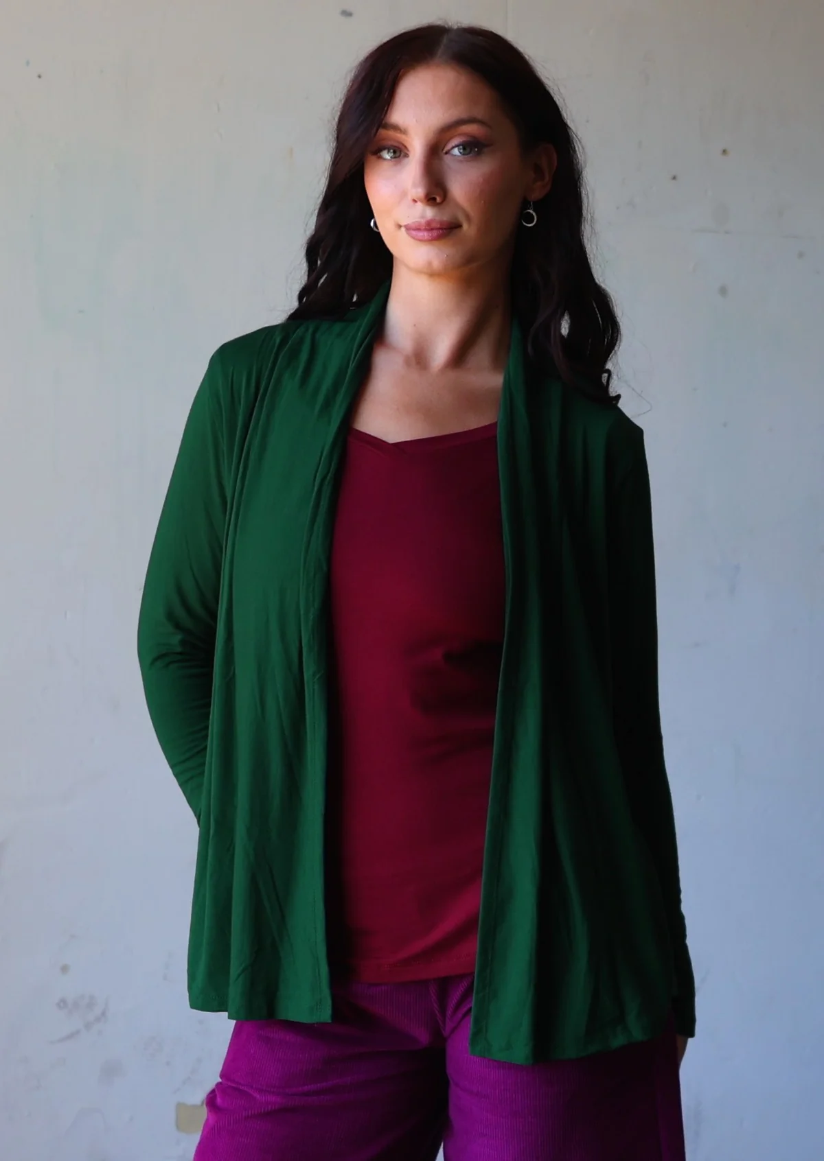 Timeless Cardi Forest Green - Ysert