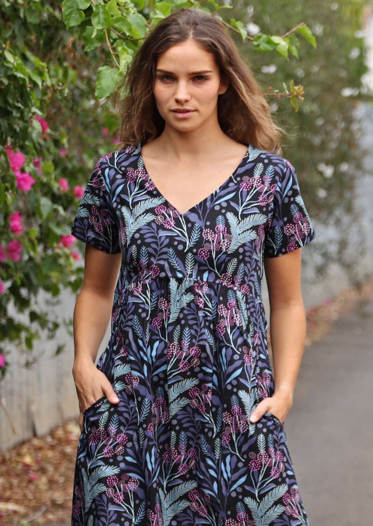 Etta Dress Obsidian - Ysert