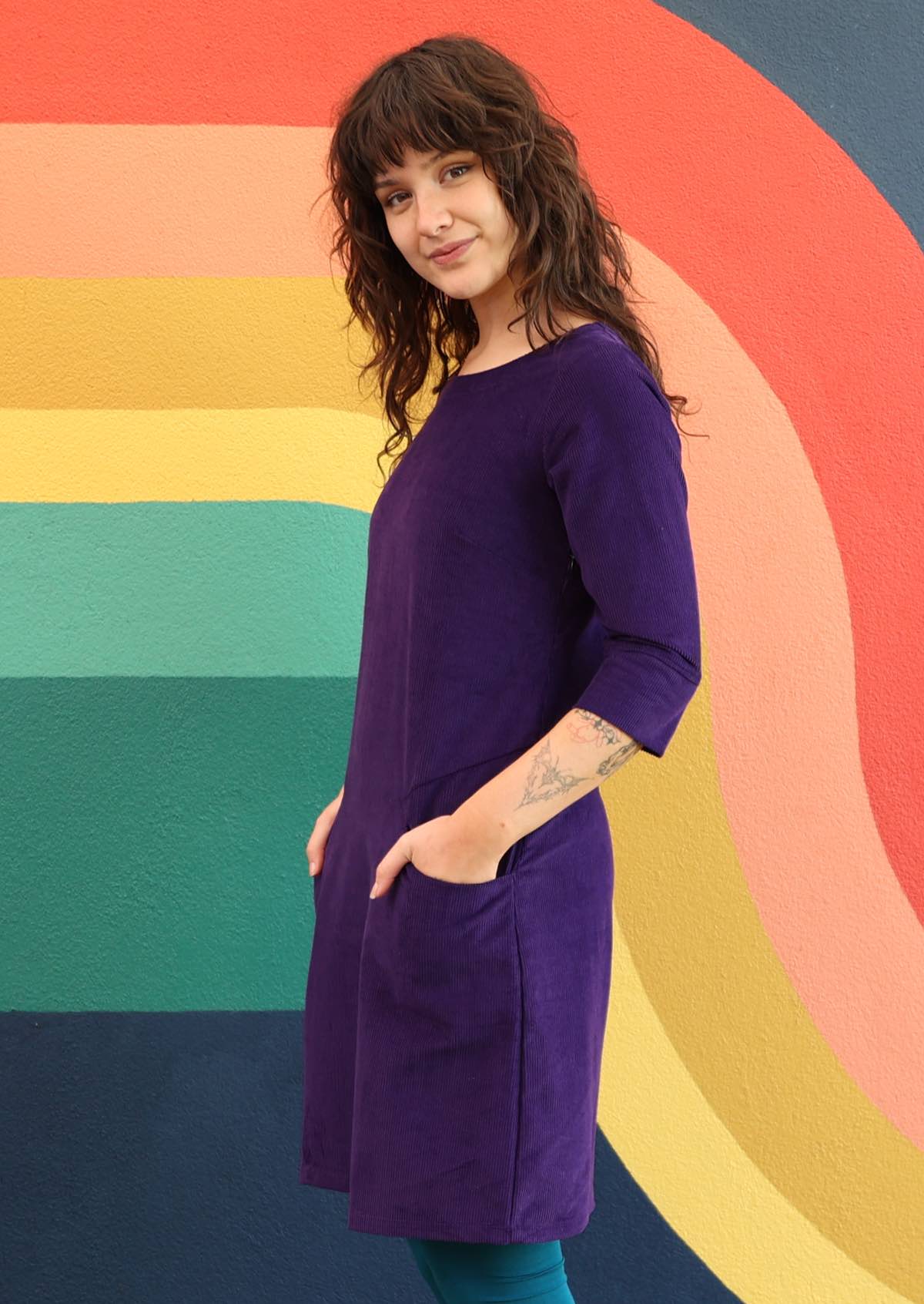 Jamie Corduroy Dress Parachute Purple - Ysert