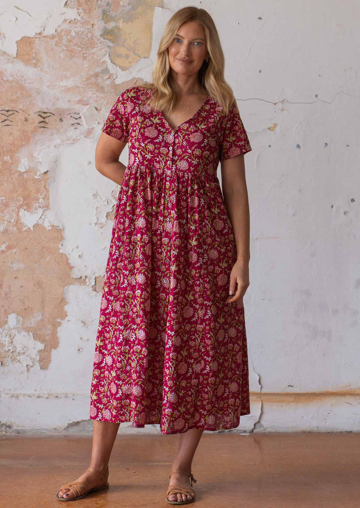 Promenade Dress Cranberry - Ysert