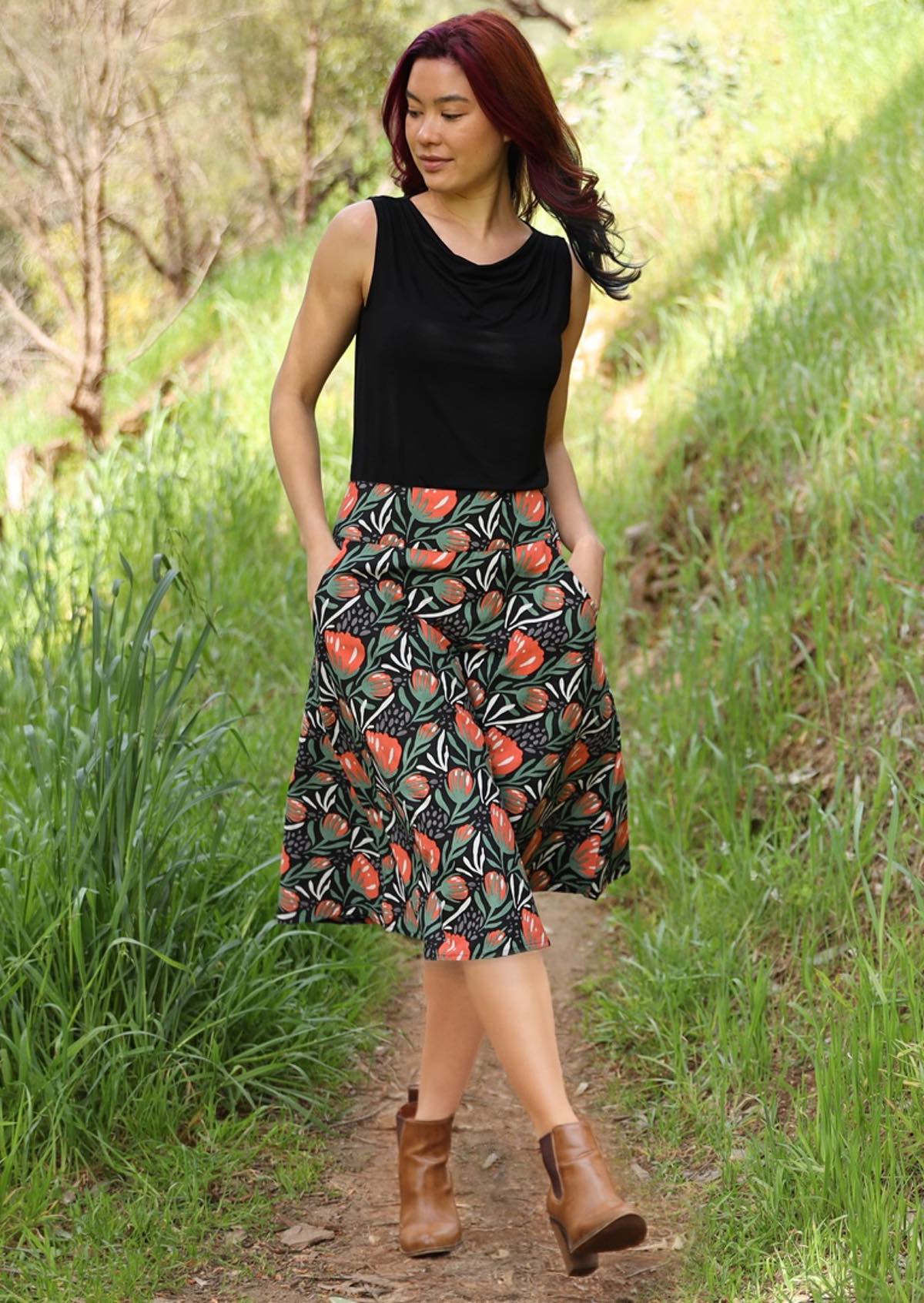 Zarah Skirt Botany - Ysert