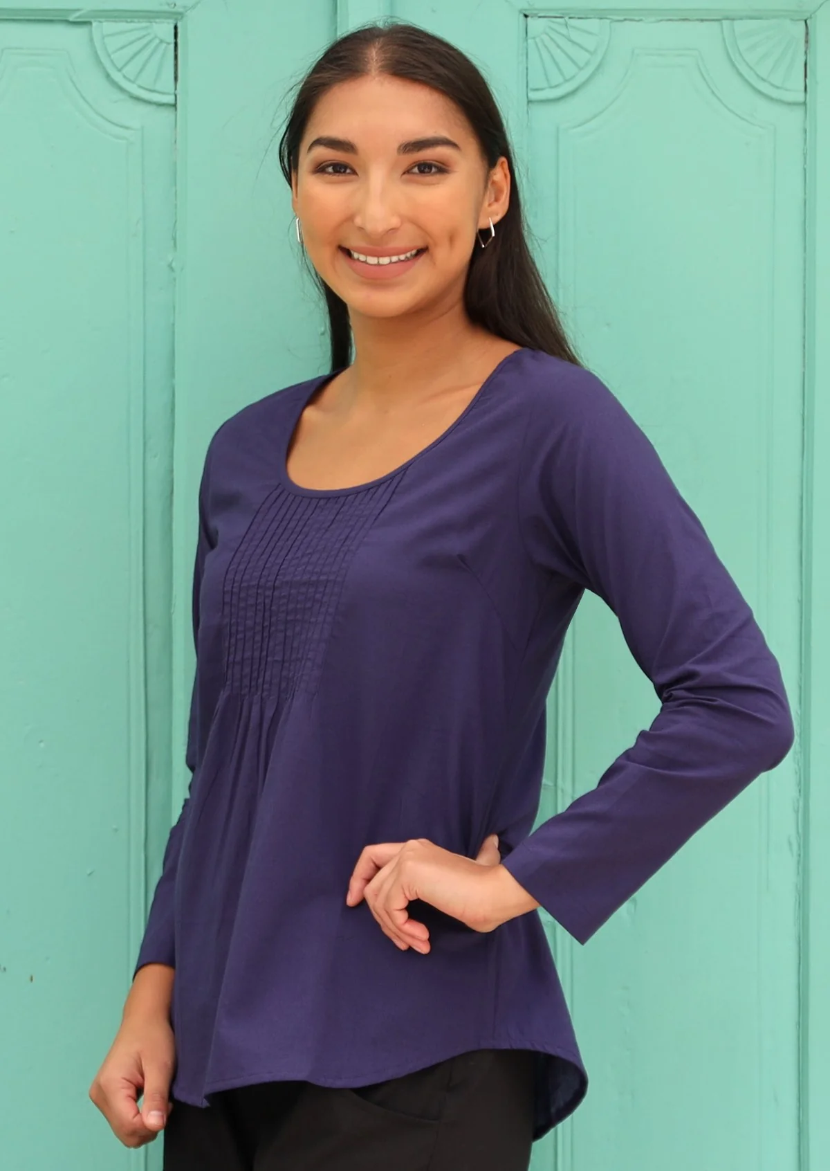 Tulsi Long Sleeve Top Rhodonite - Ysert