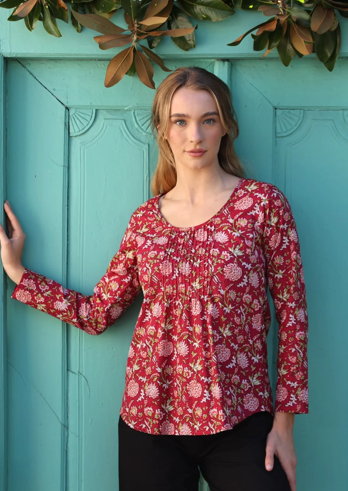 Tulsi Long Sleeve Cranberry - Ysert