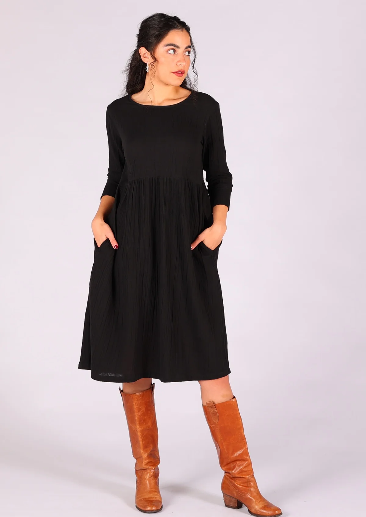 Zoey Dress Black - Ysert