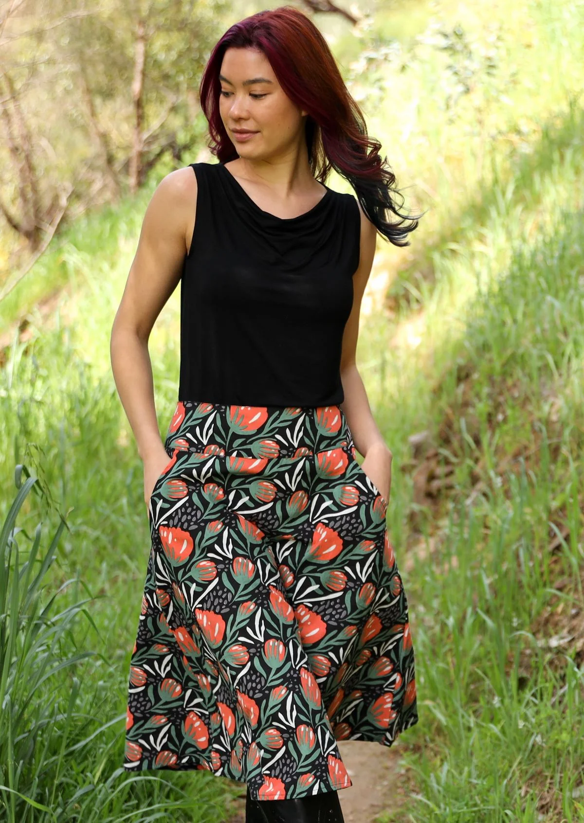 Zarah Skirt Botany - Ysert