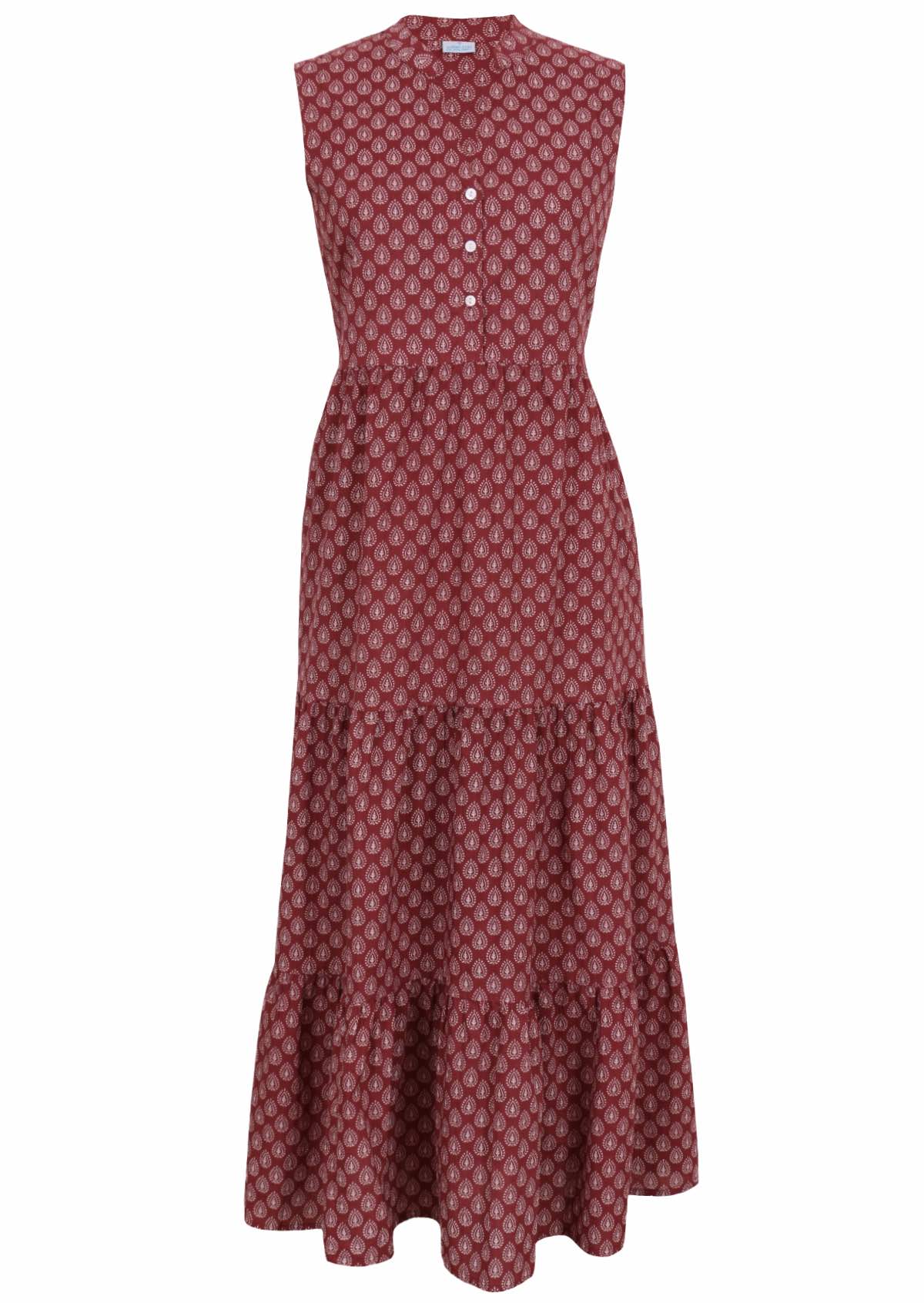 Boho Tiered Maxi Dress Henna - Ysert