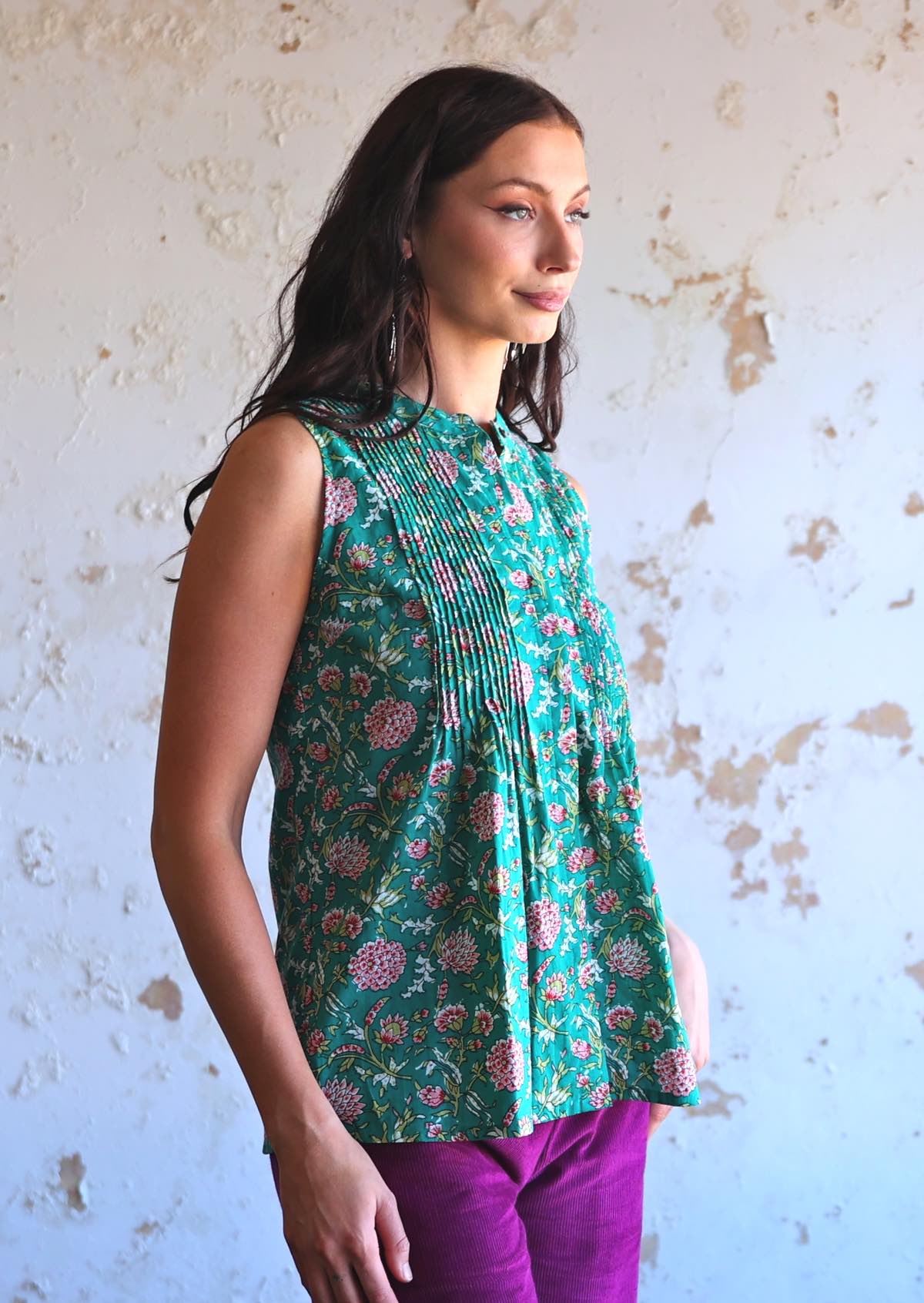 Camille Top Juniper - Ysert