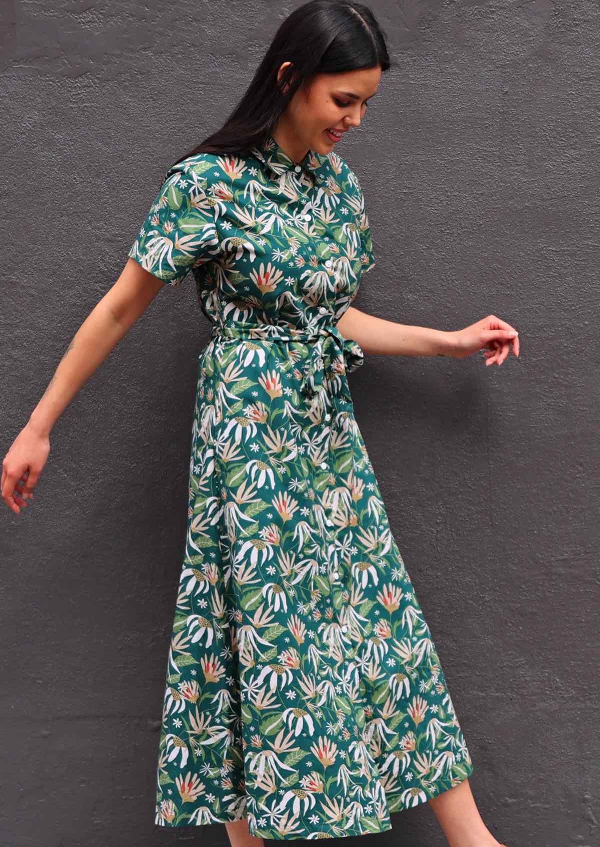 Chelsea Dress Flannel Flower - Ysert