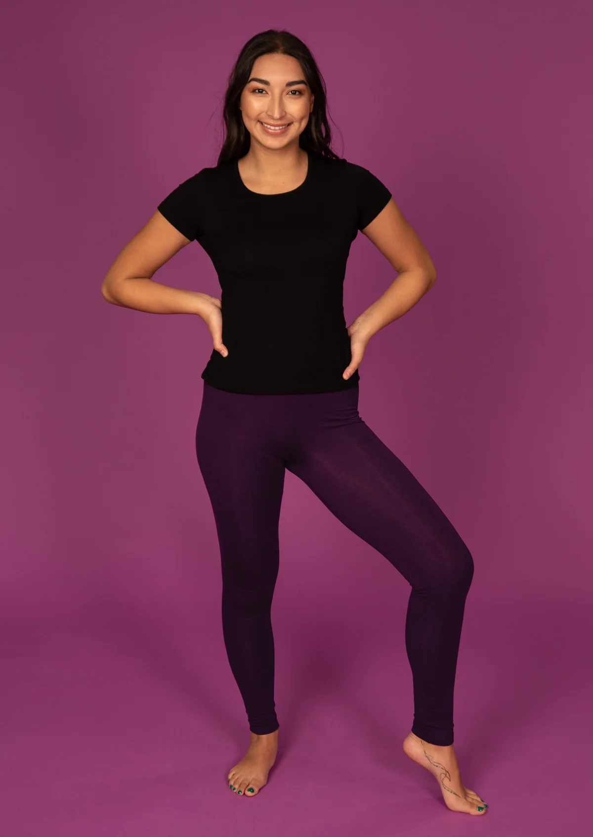 Leggings Dark Purple - Ysert
