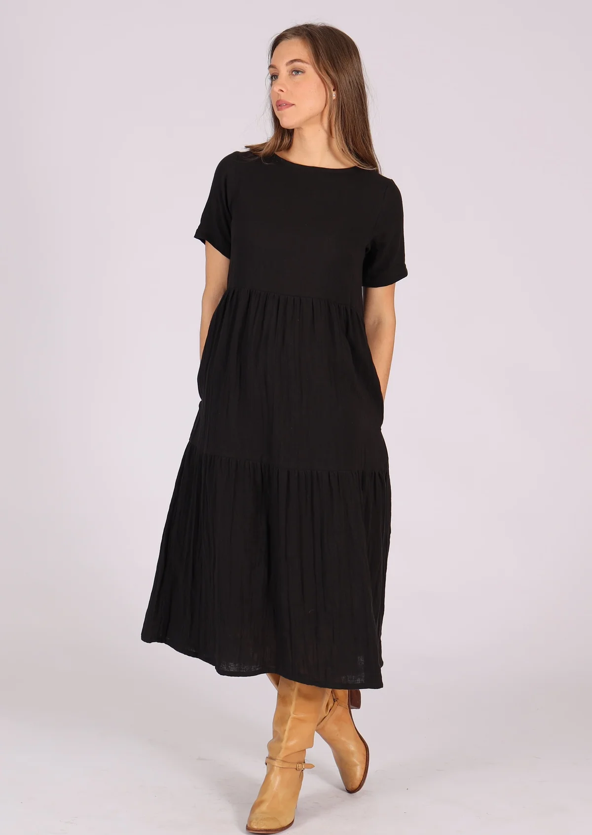 Claudia Dress Black - Ysert