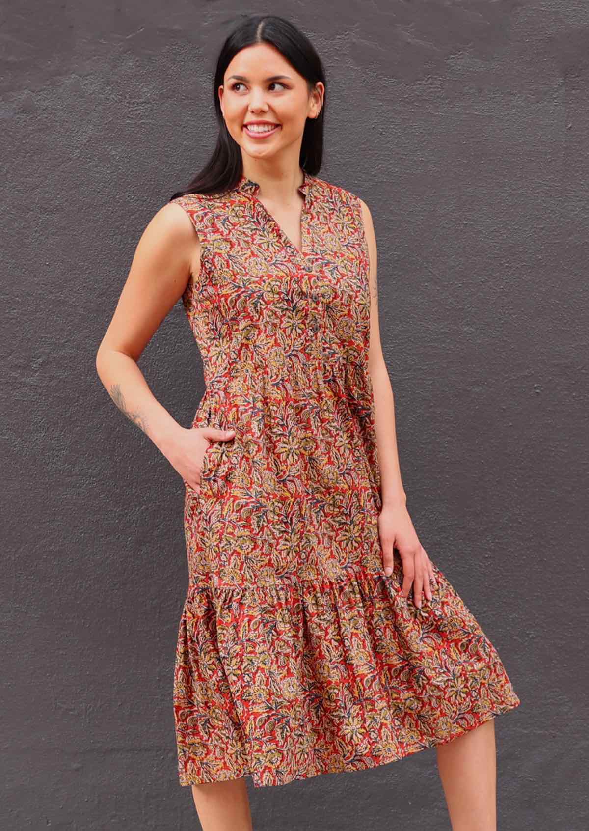 Ember Midi Dress Wild Spice - Ysert