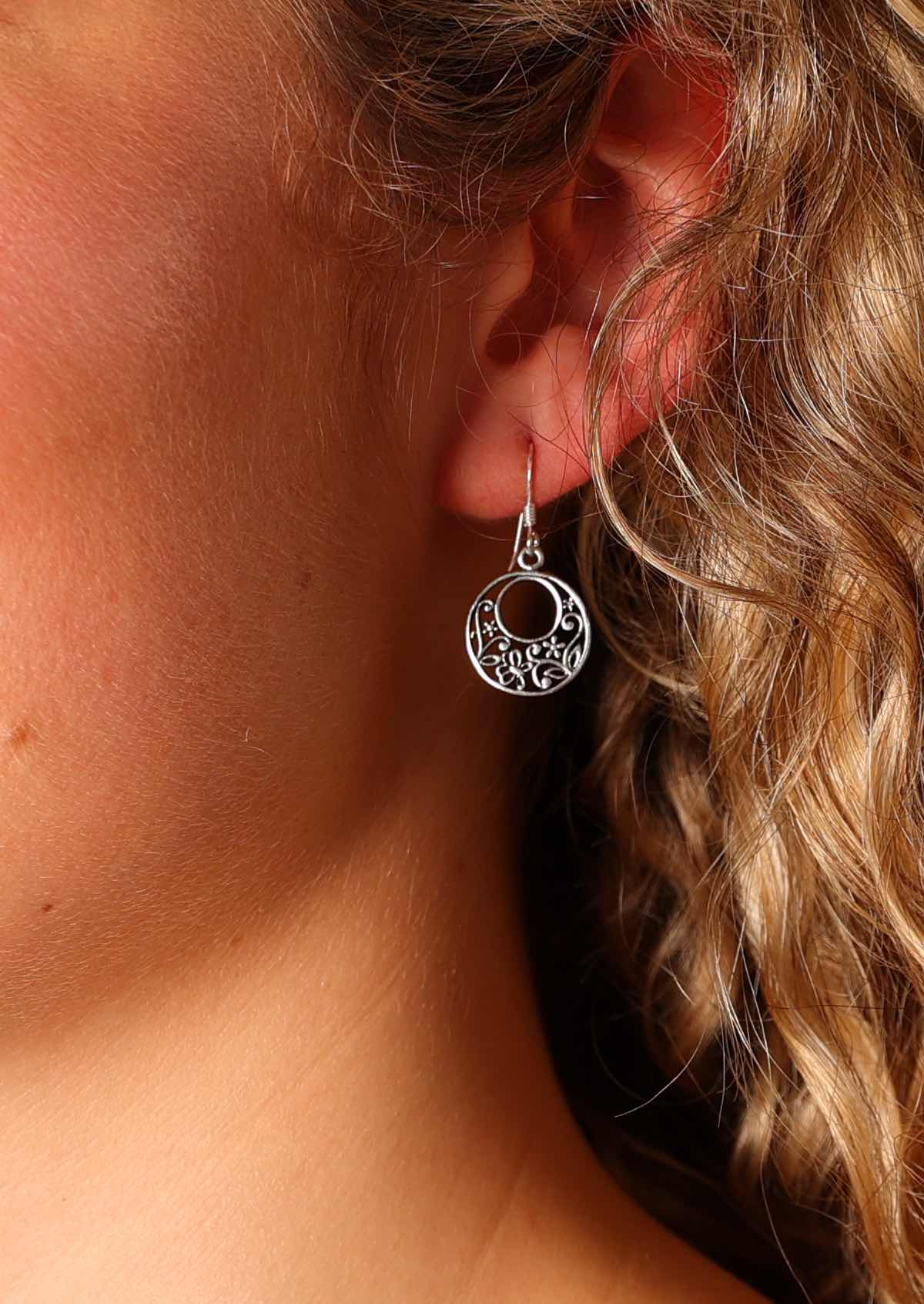 Enchanted Meadows Silver Earrings - Ysert