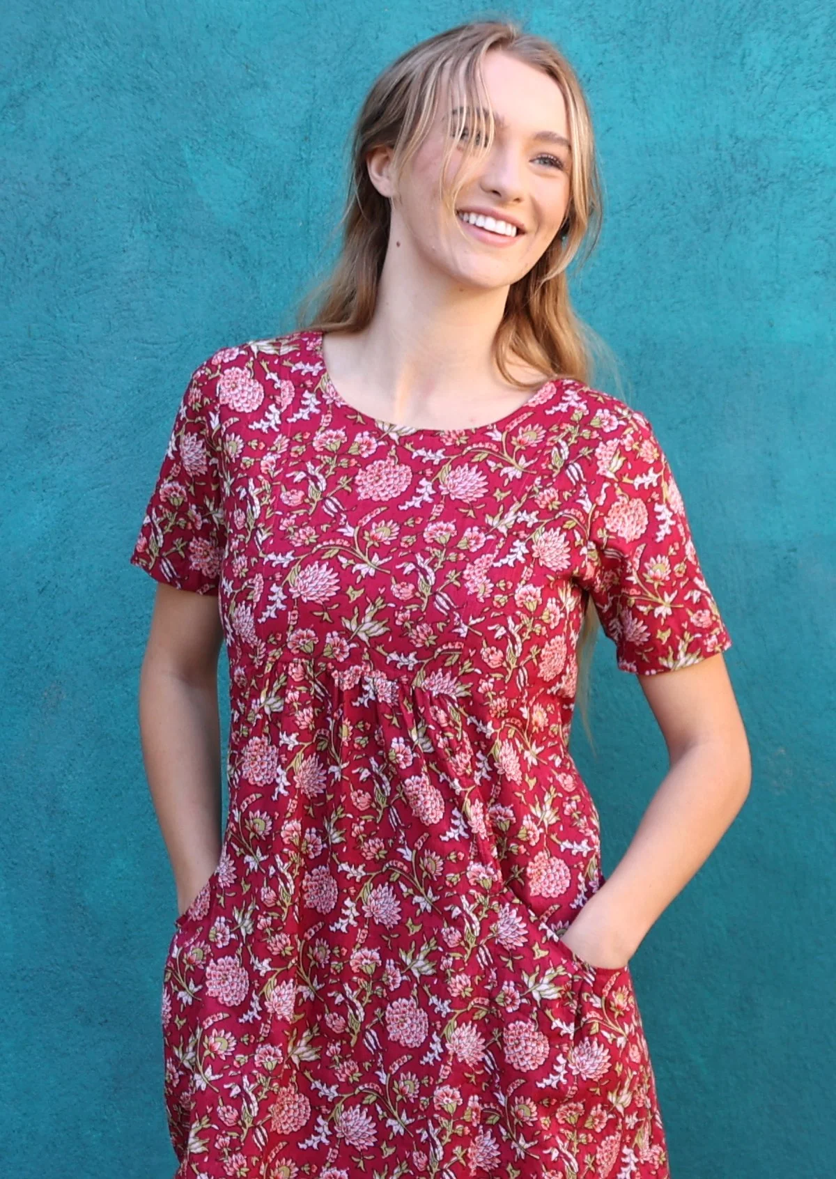 Frankie Dress Cranberry - Ysert