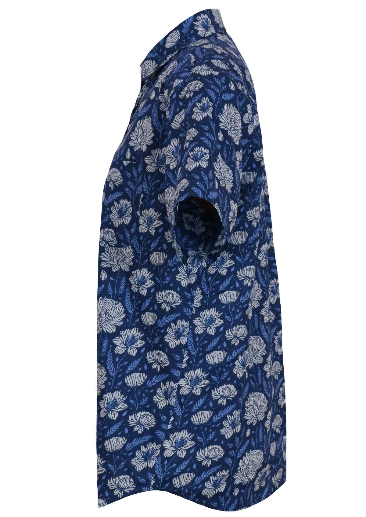 Men's Cotton Shirt Blue Meadow - Ysert