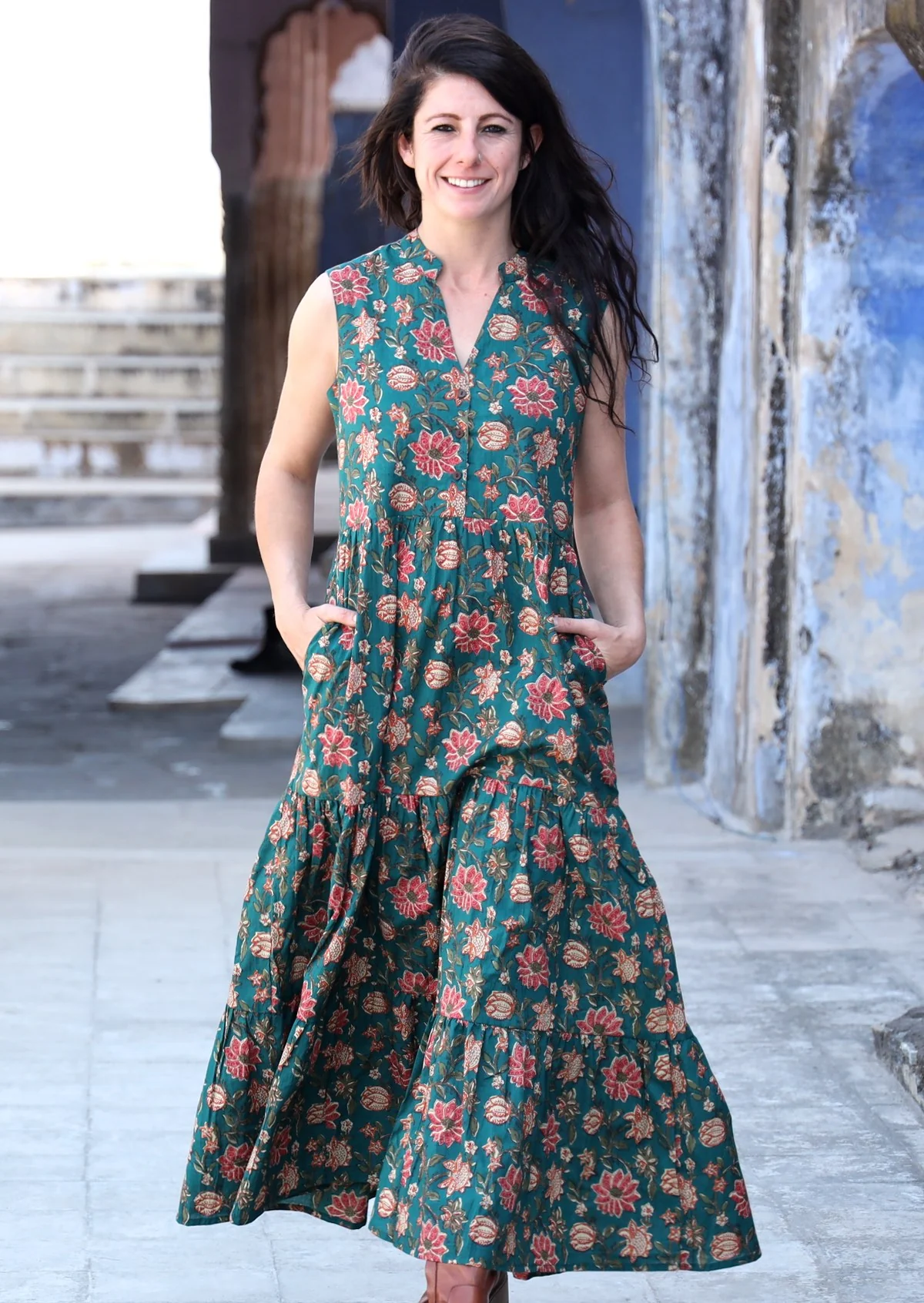Boho Tiered Maxi Dress Vanya - Ysert