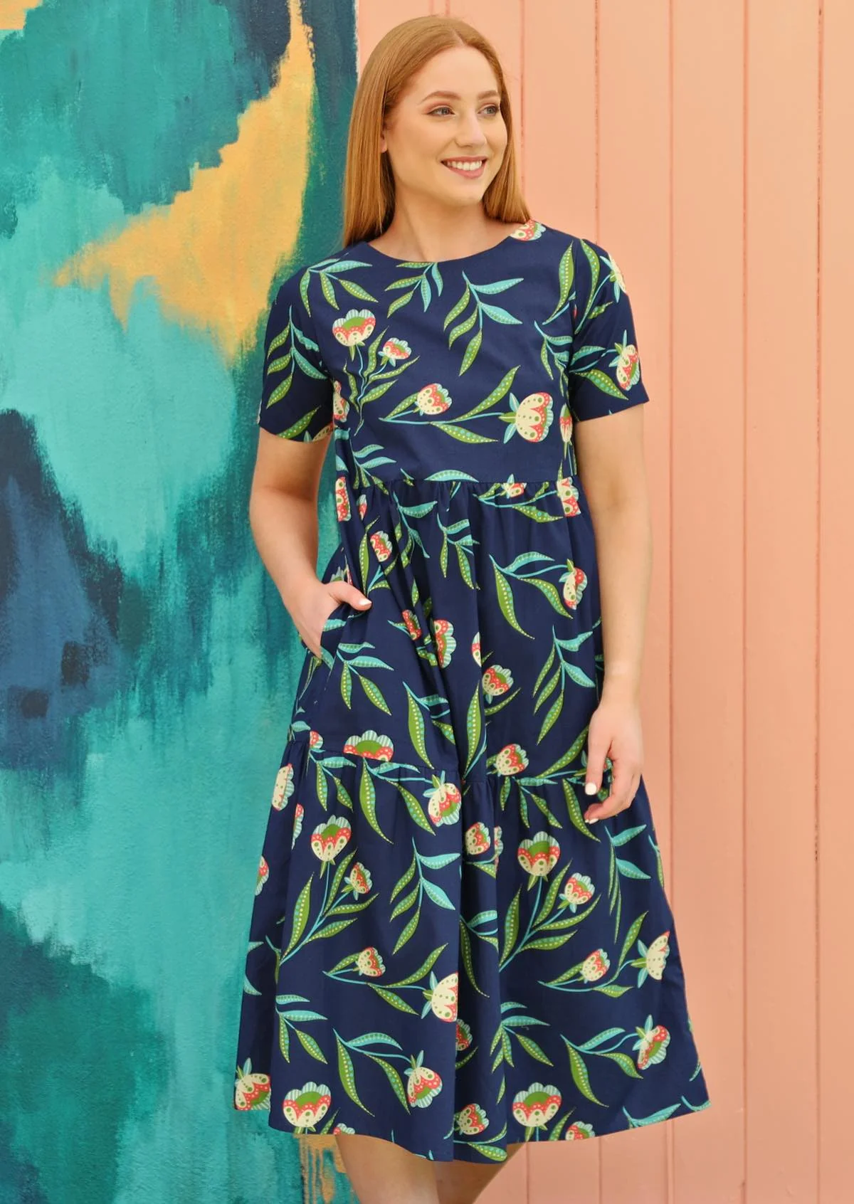 Claudia Dress Midnight Reverie - Ysert