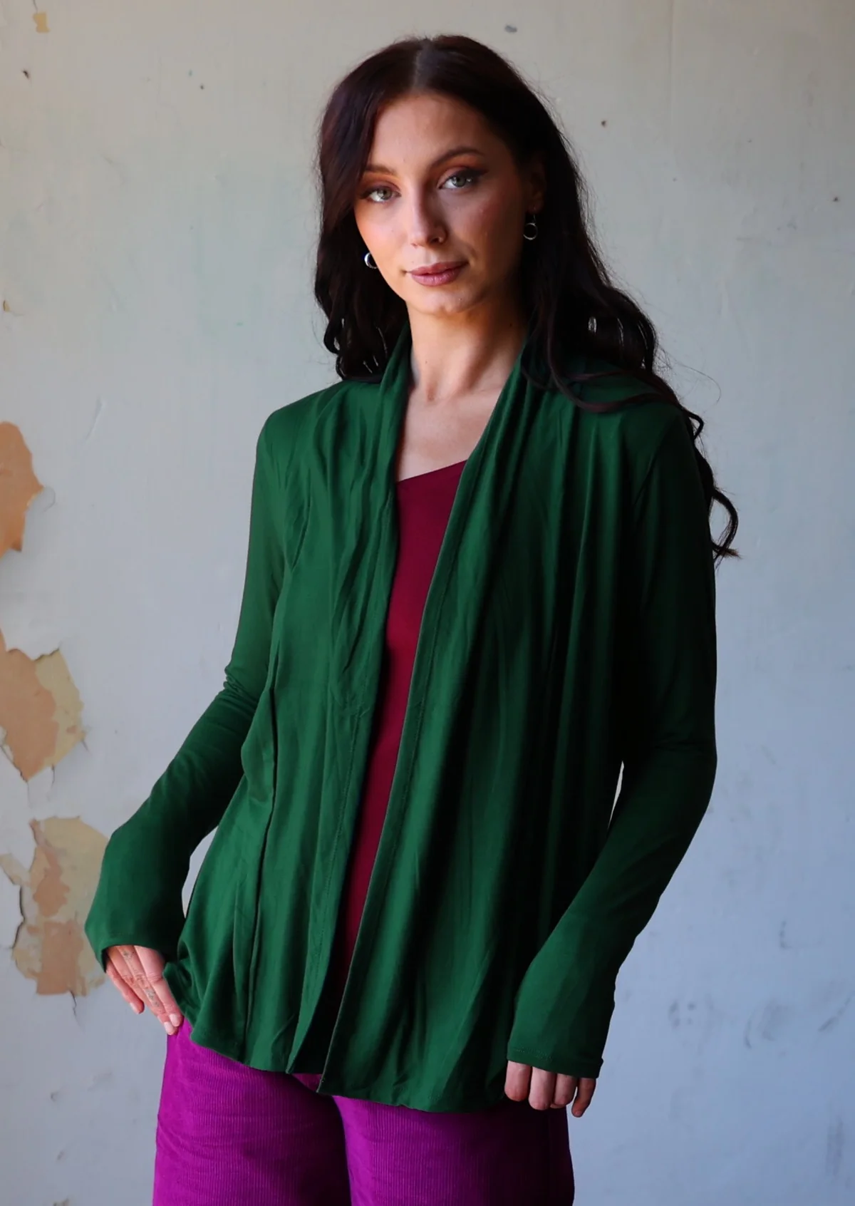 Timeless Cardi Forest Green - Ysert