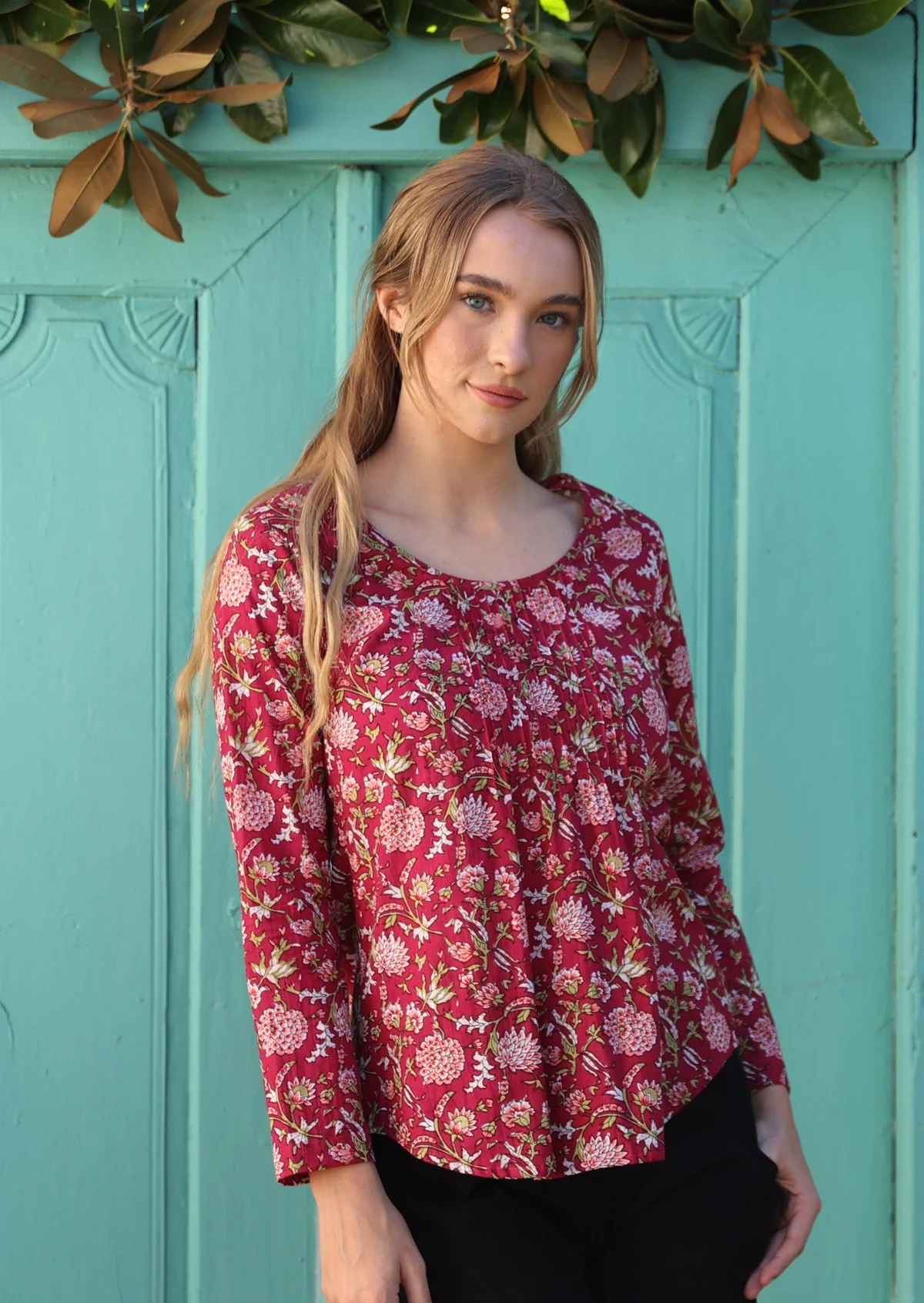 Tulsi Long Sleeve Cranberry - Ysert