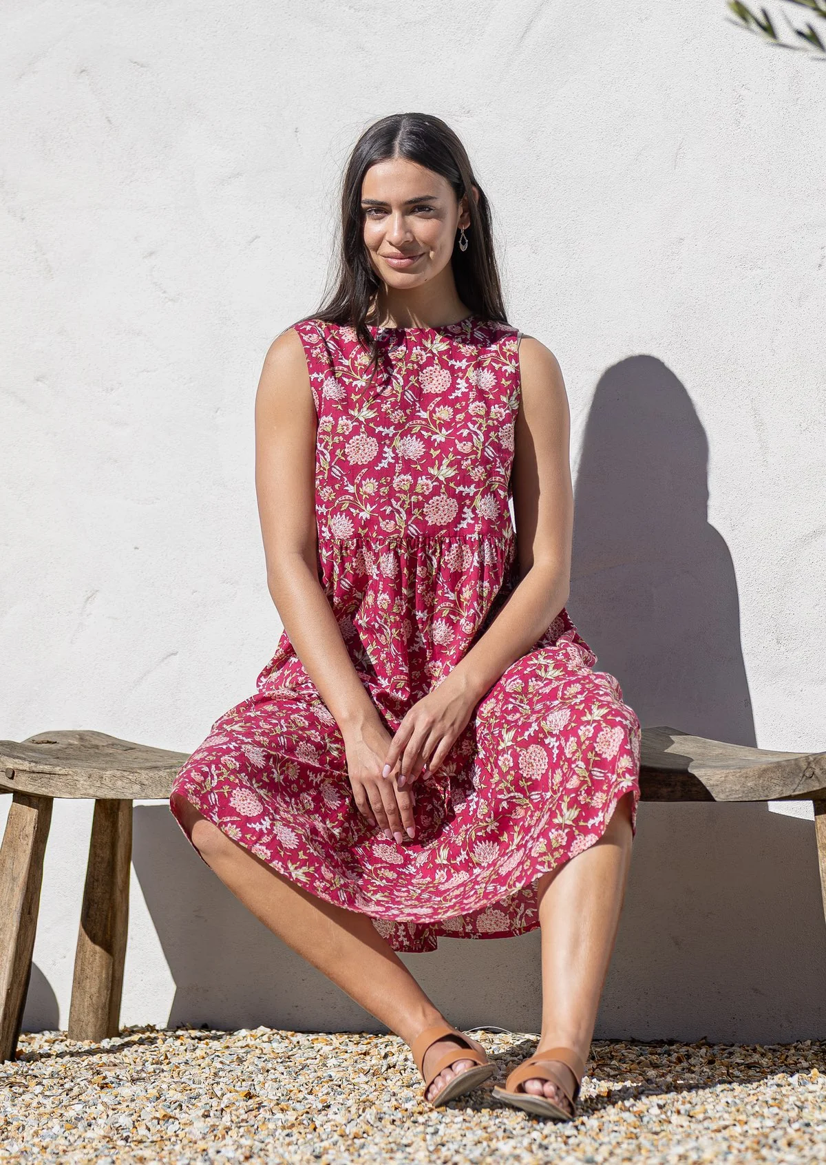 Tully Dress Cranberry - Ysert