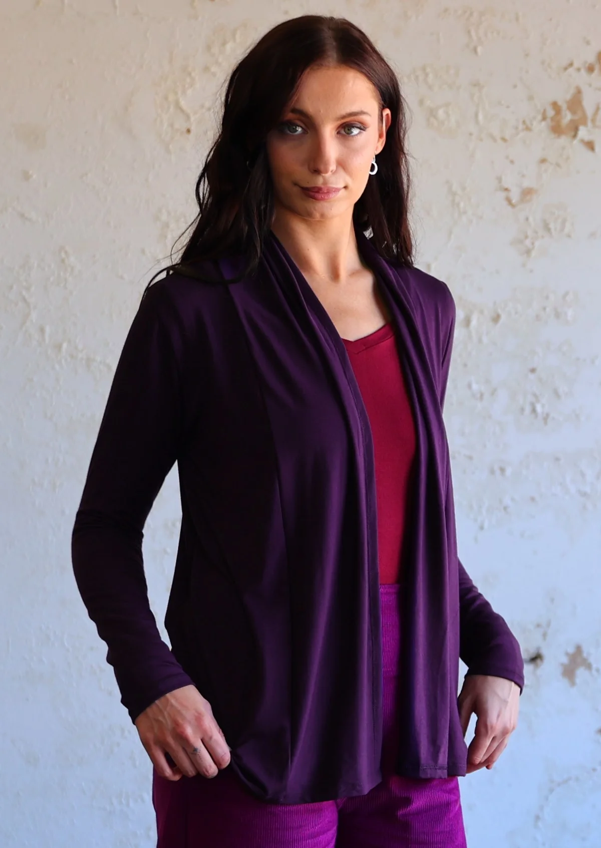 Timeless Cardi Dark Purple - Ysert