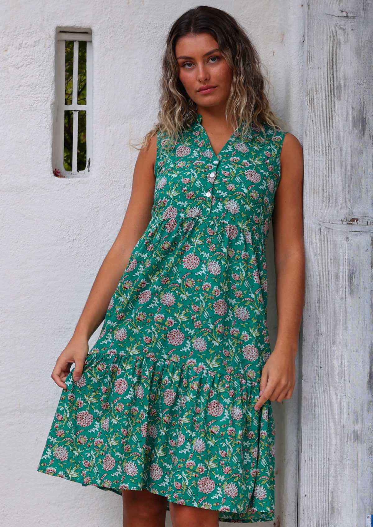 Ember Midi Dress Juniper - Ysert