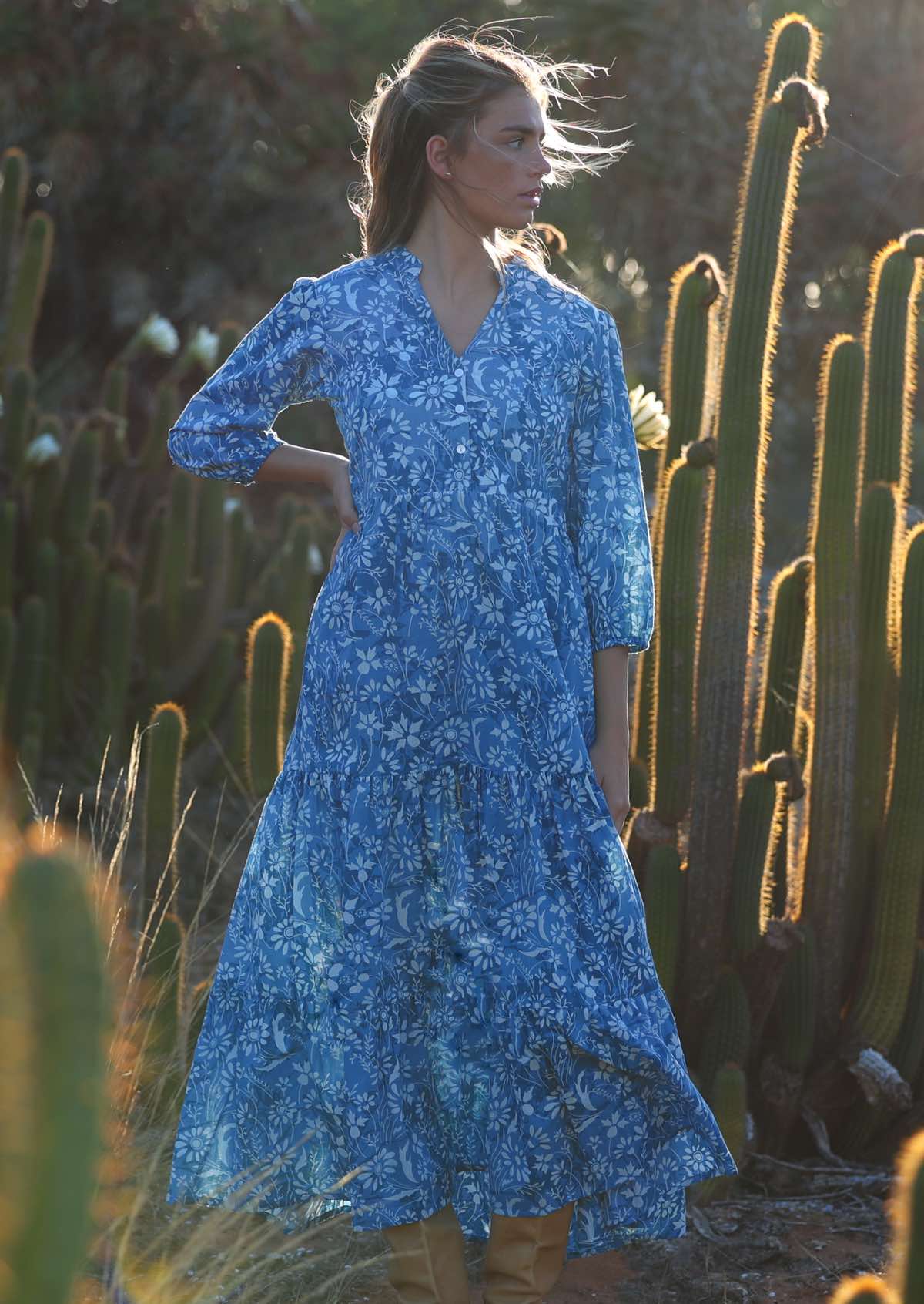 Drift Tiered Maxi Dress - Ysert