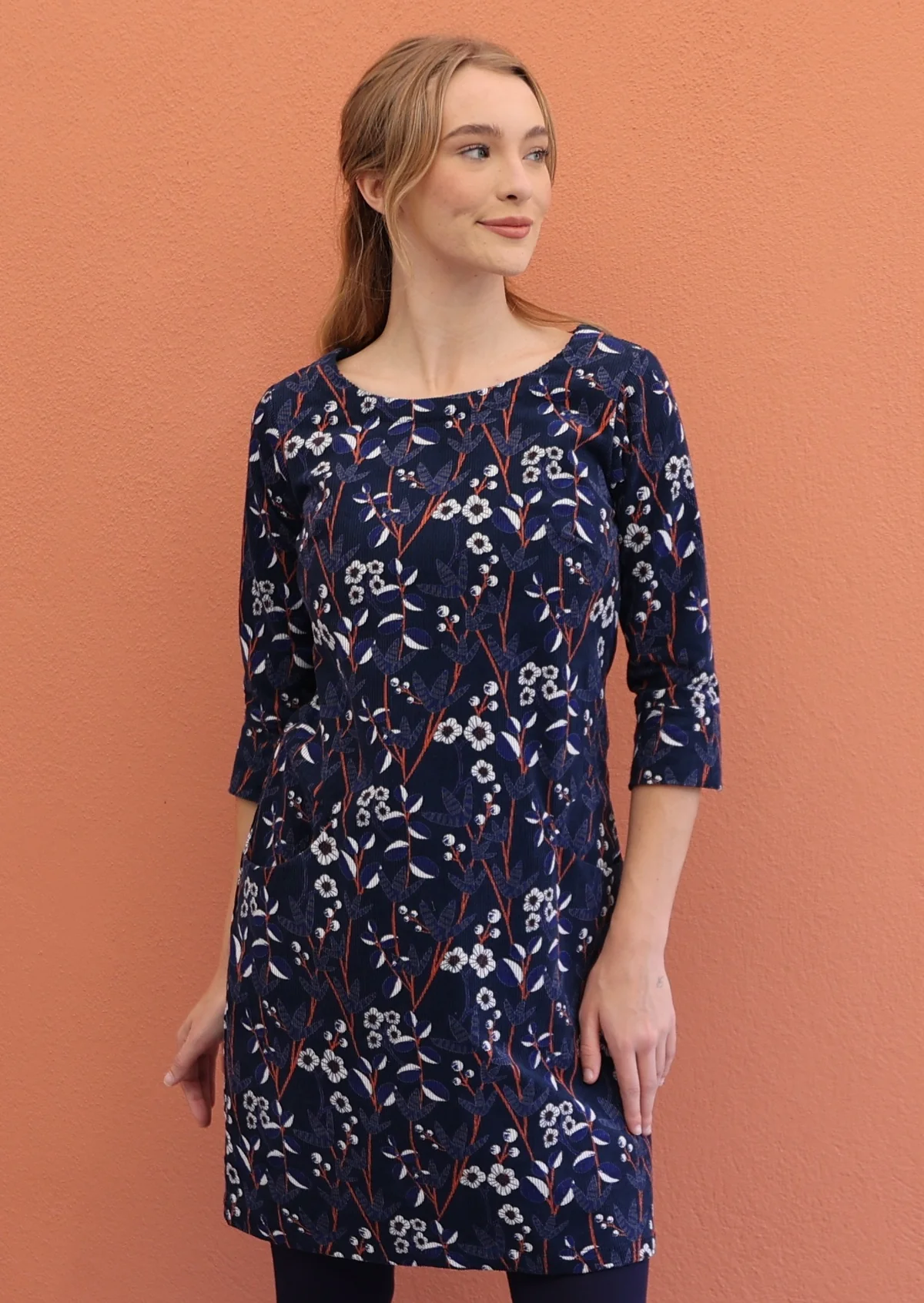 Jamie Corduroy Dress Meadow - Ysert