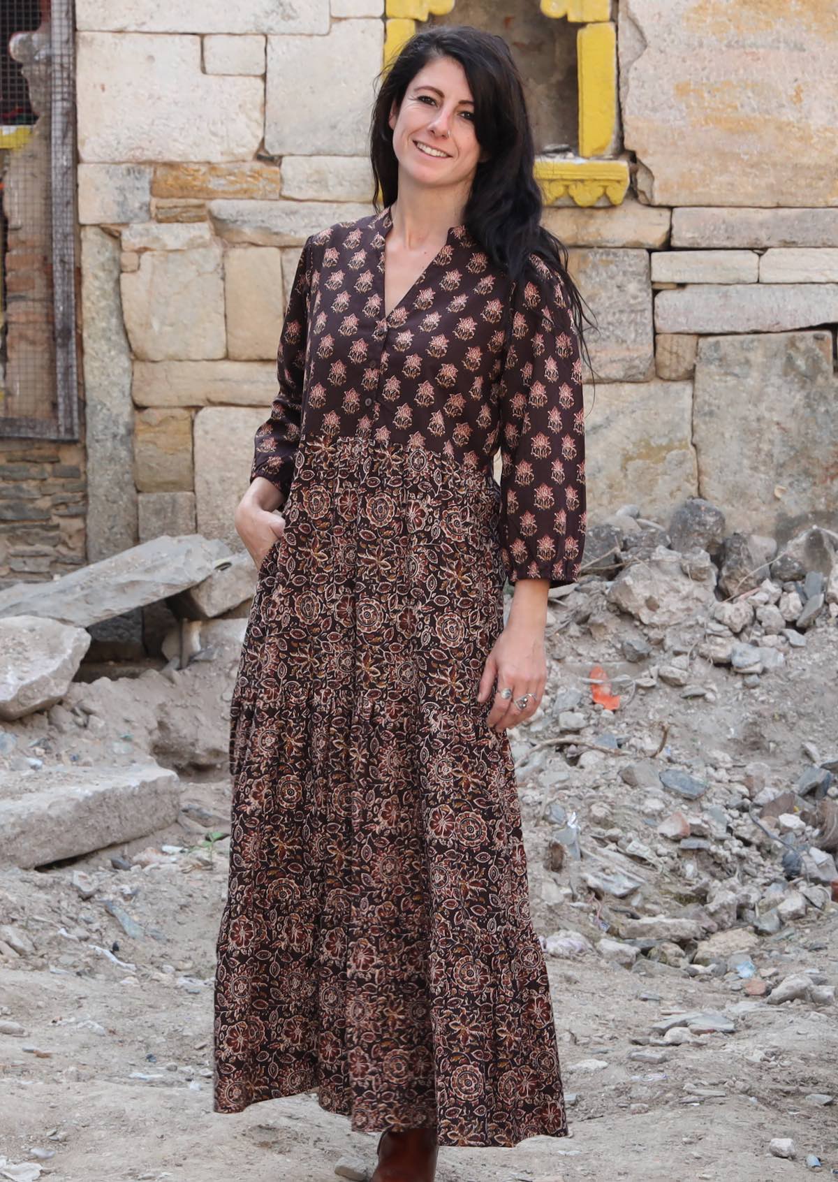 Mahika Tiered Maxi Dress - Ysert