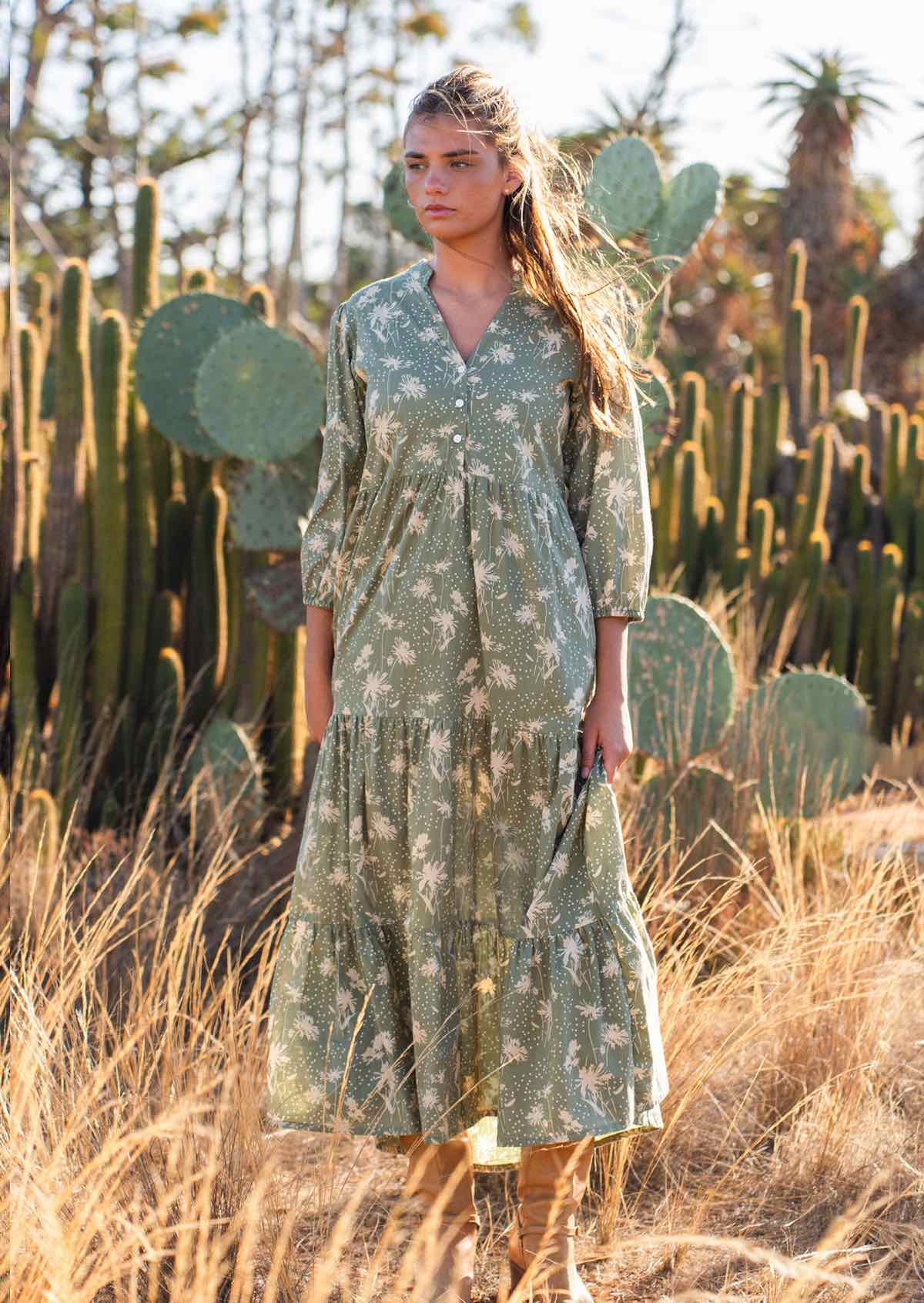 Cascade Tiered Maxi Dress - Ysert
