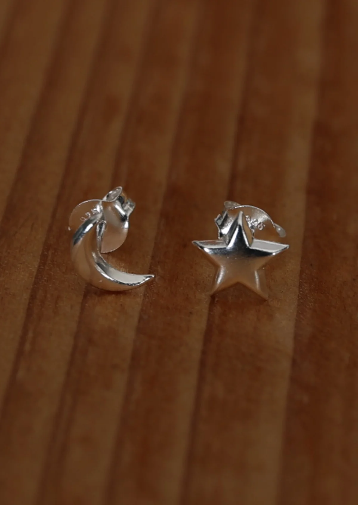 Stellar Lunar Silver Studs - Ysert