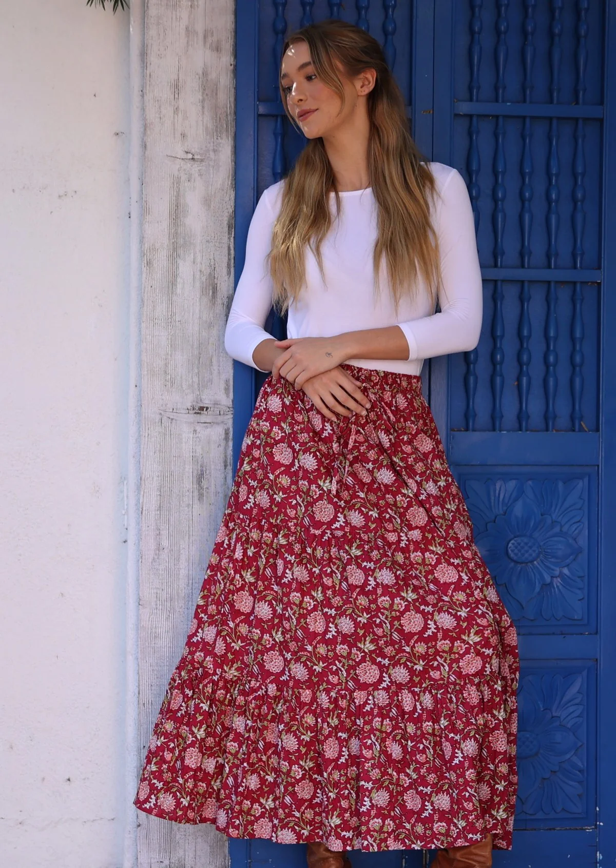 Maxi Skirt Cranberry - Ysert