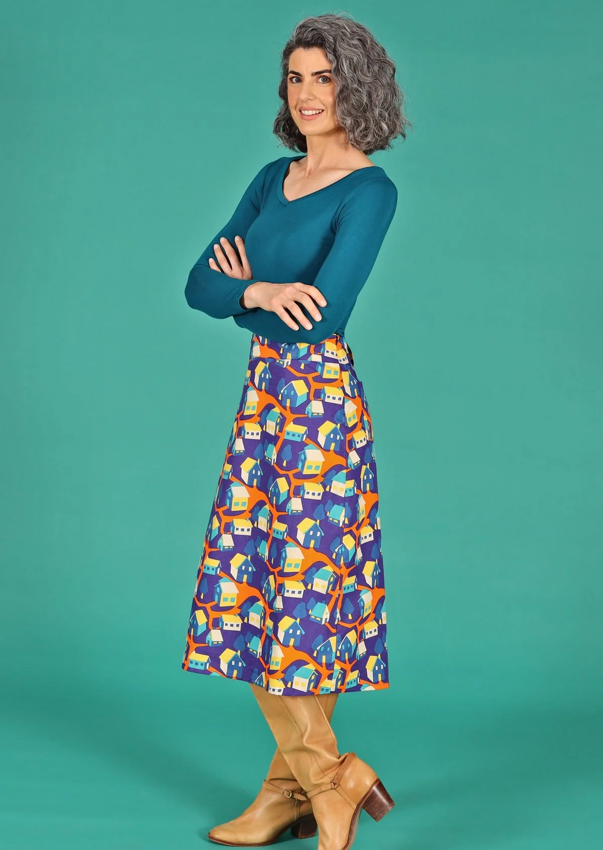 Belt Loop Skirt Around the Houses - Ysert