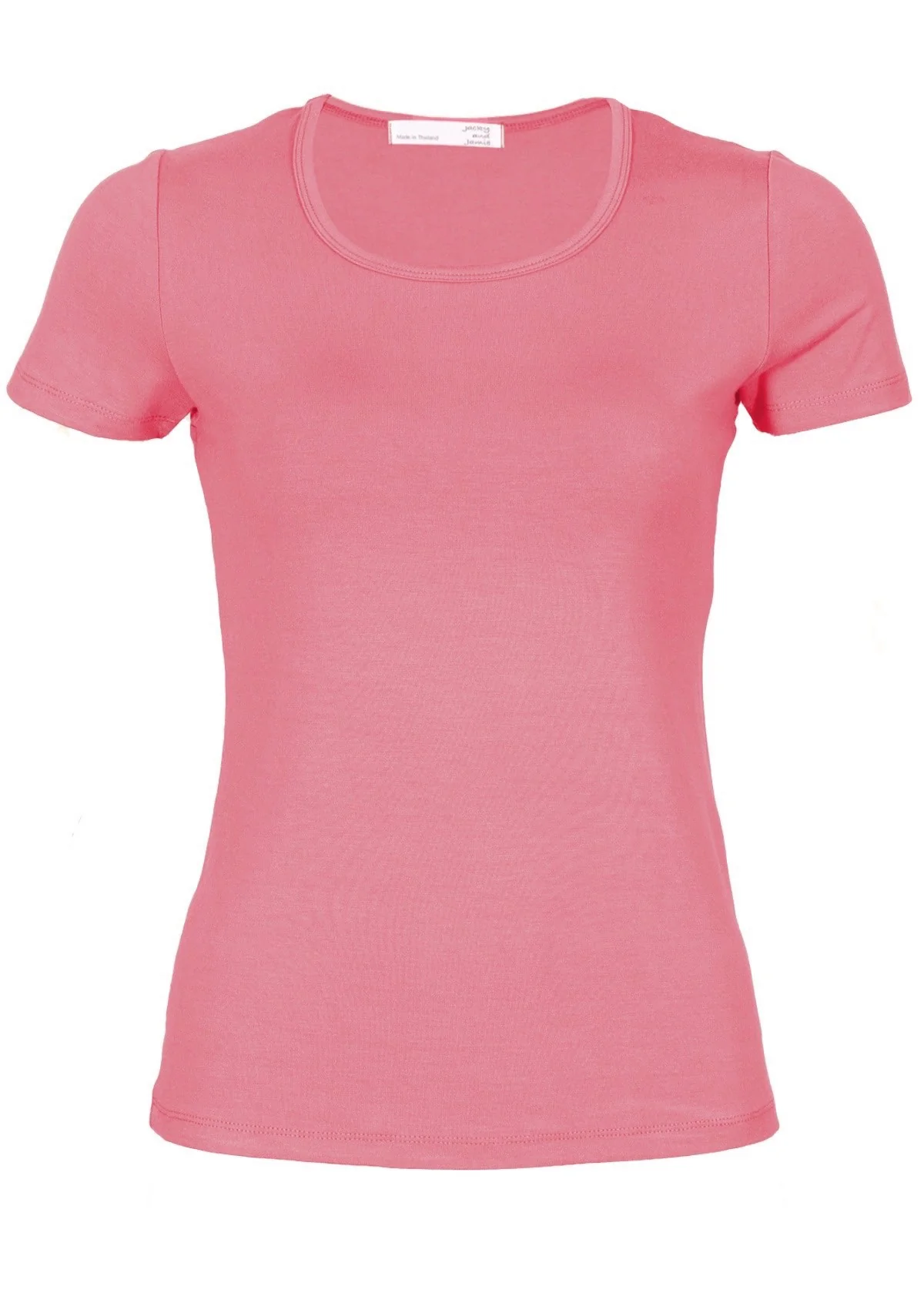 Scoop Neck T-Shirt Pink - Ysert