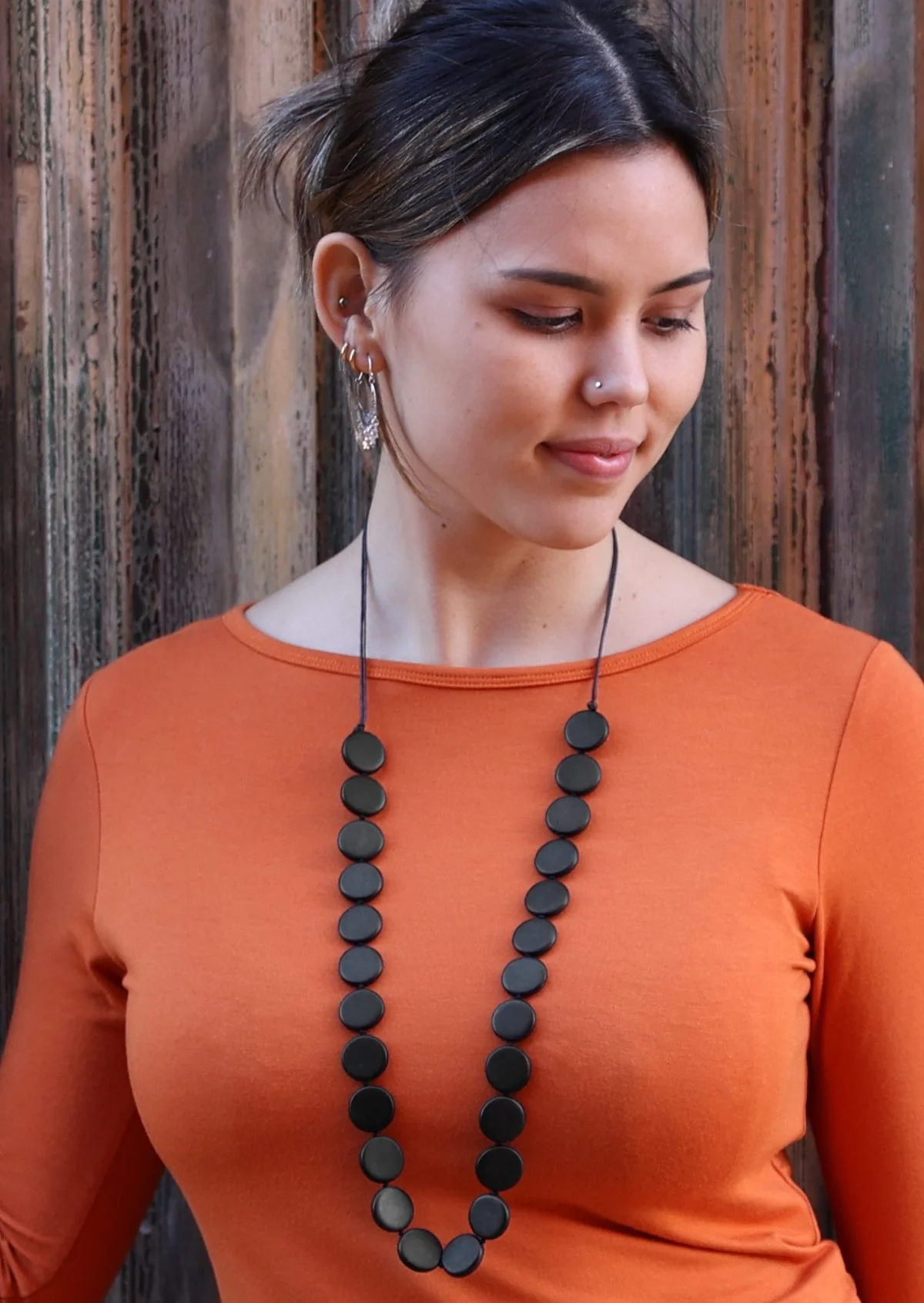 Lucy Necklace Black - Ysert